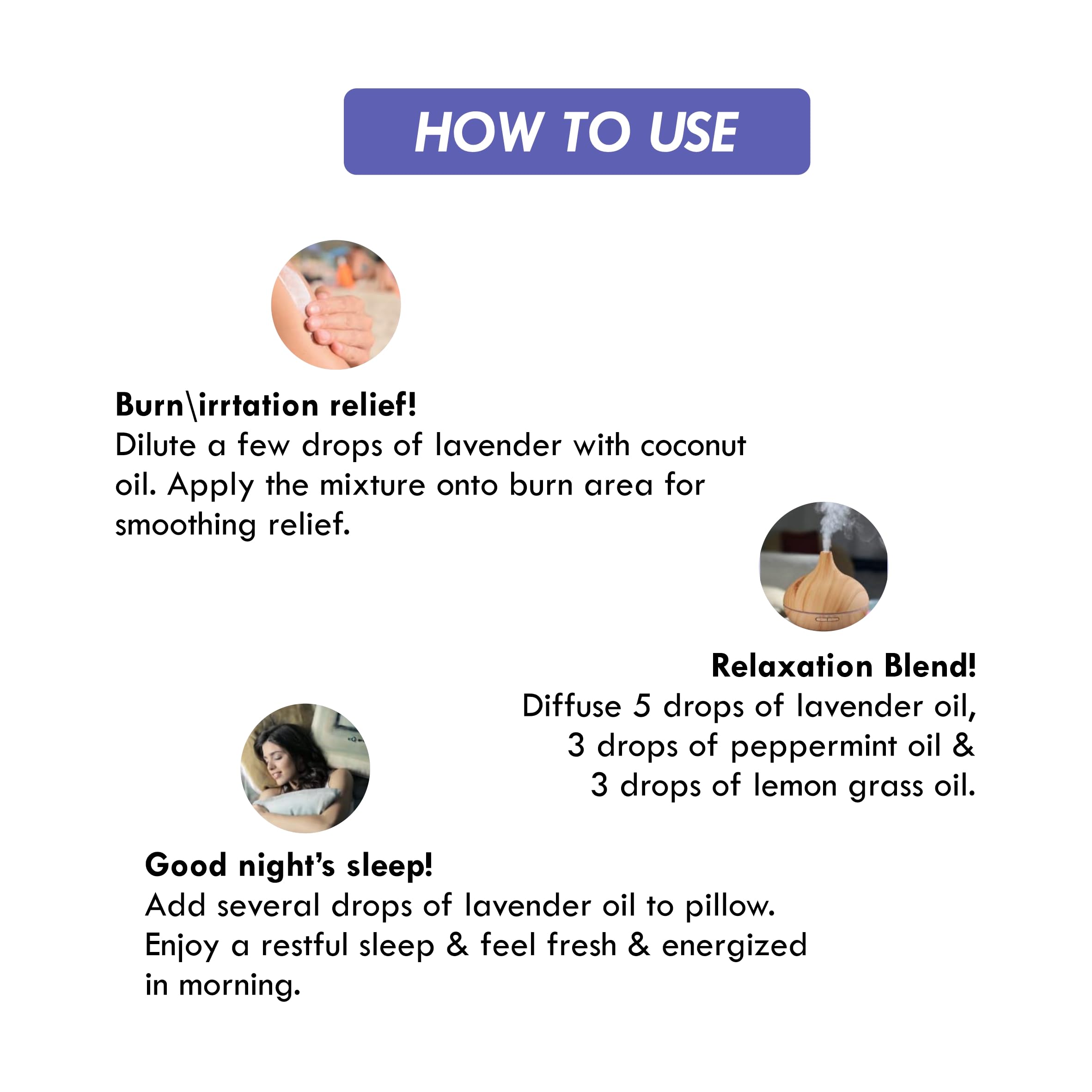 **Aromatique Lavender Essential Oil for Hair - 15ml Bottle - Promotes Hair Growth & Moisture - Perfect for Aromatherapy & Massage**