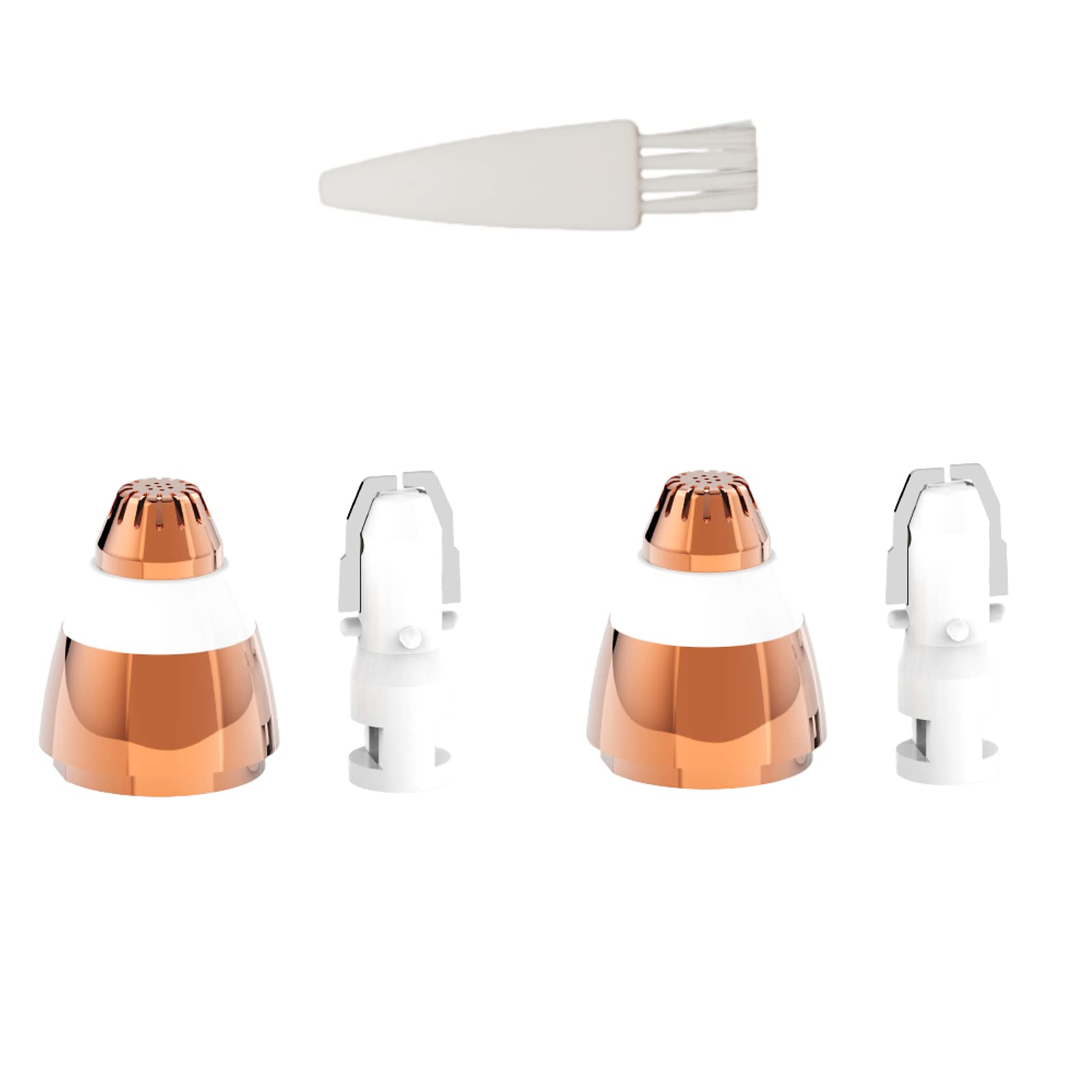 Flawless Brows Eyebrow Pencil & Hair Remover - 18K Gold Heads with Brush for Perfect Eyebrows at Home