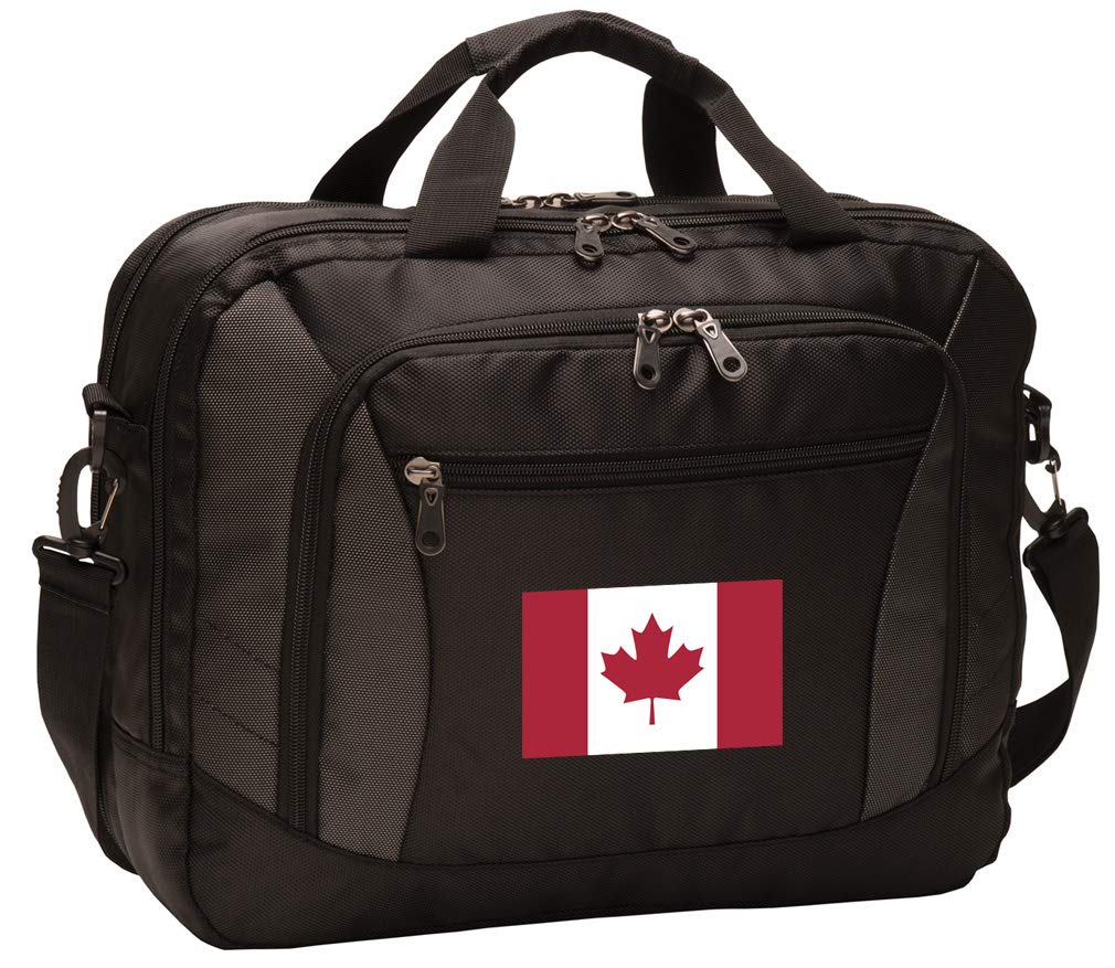Premium Canada Flag Laptop Bag - Durable & Stylish Computer Bag for Work, School & Travel