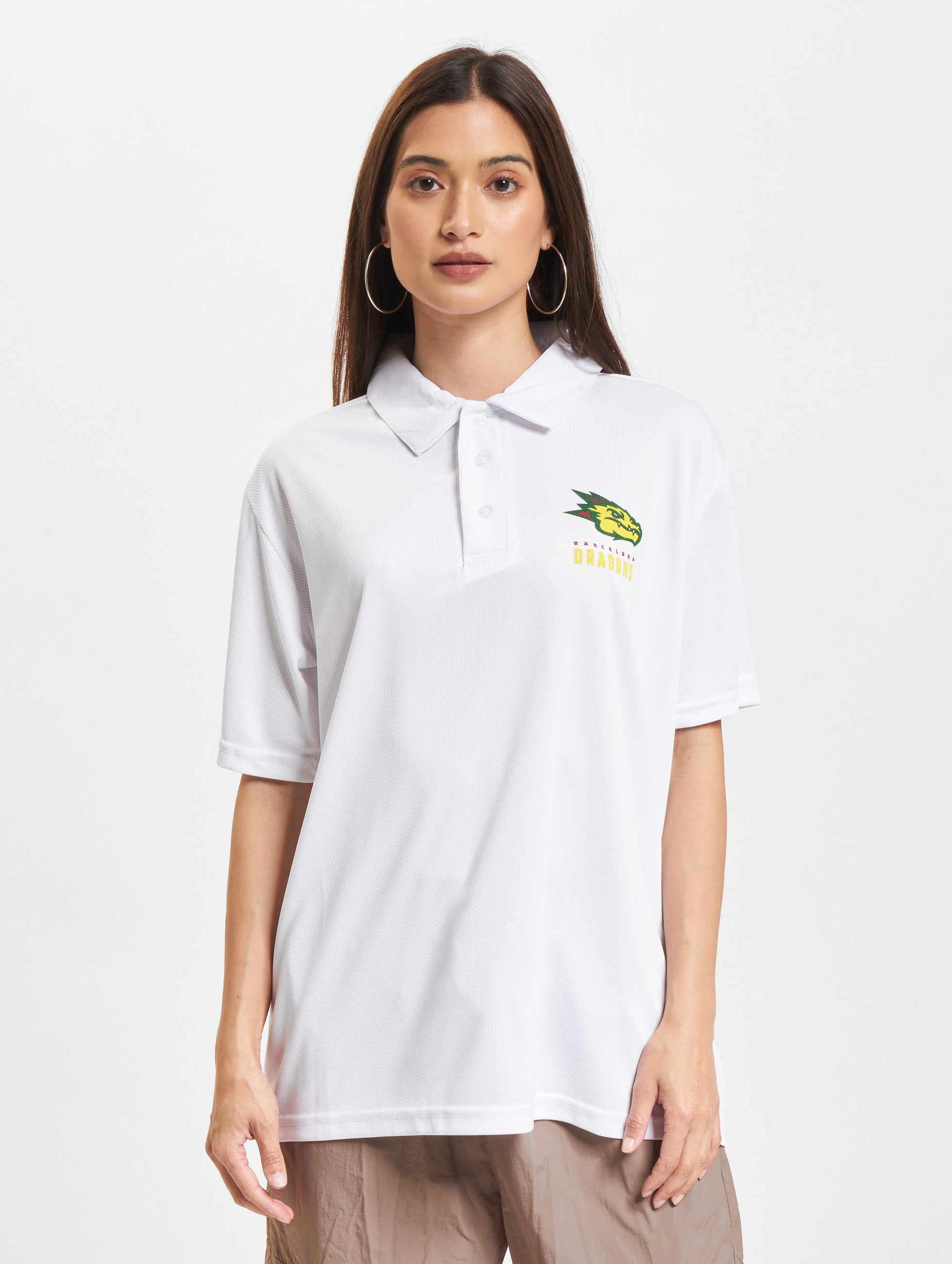Barcelona Dragons Polo Shirt for Men - Comfortable Cotton Short Sleeve Casual Shirt - Perfect for Golf, Office Wear & Summer Outfits