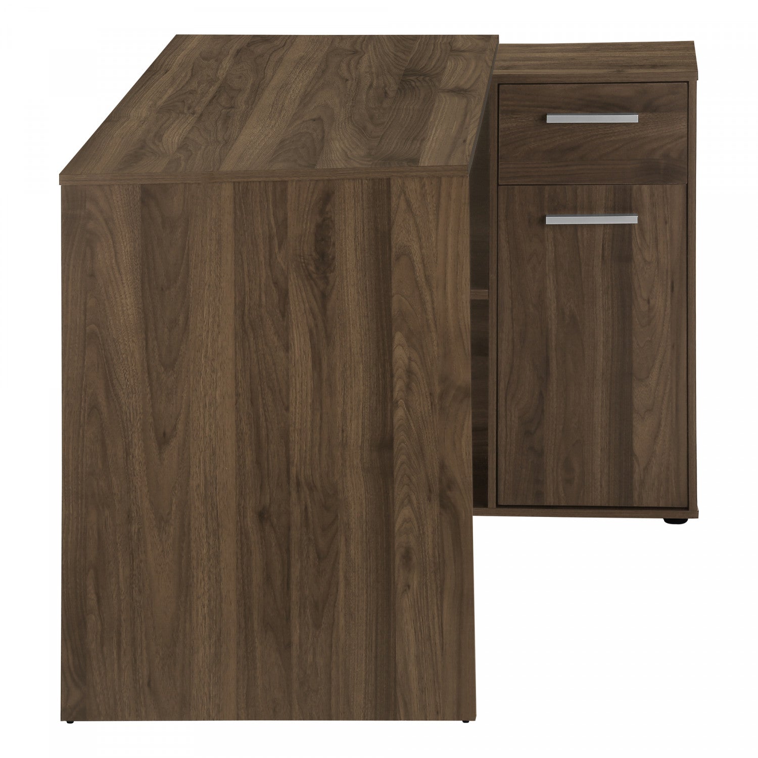 Premium Walnut Wood Velin Desk - Modern Home Office Desk for Study & Work - Perfect for Remote Work, Writing & Productivity
