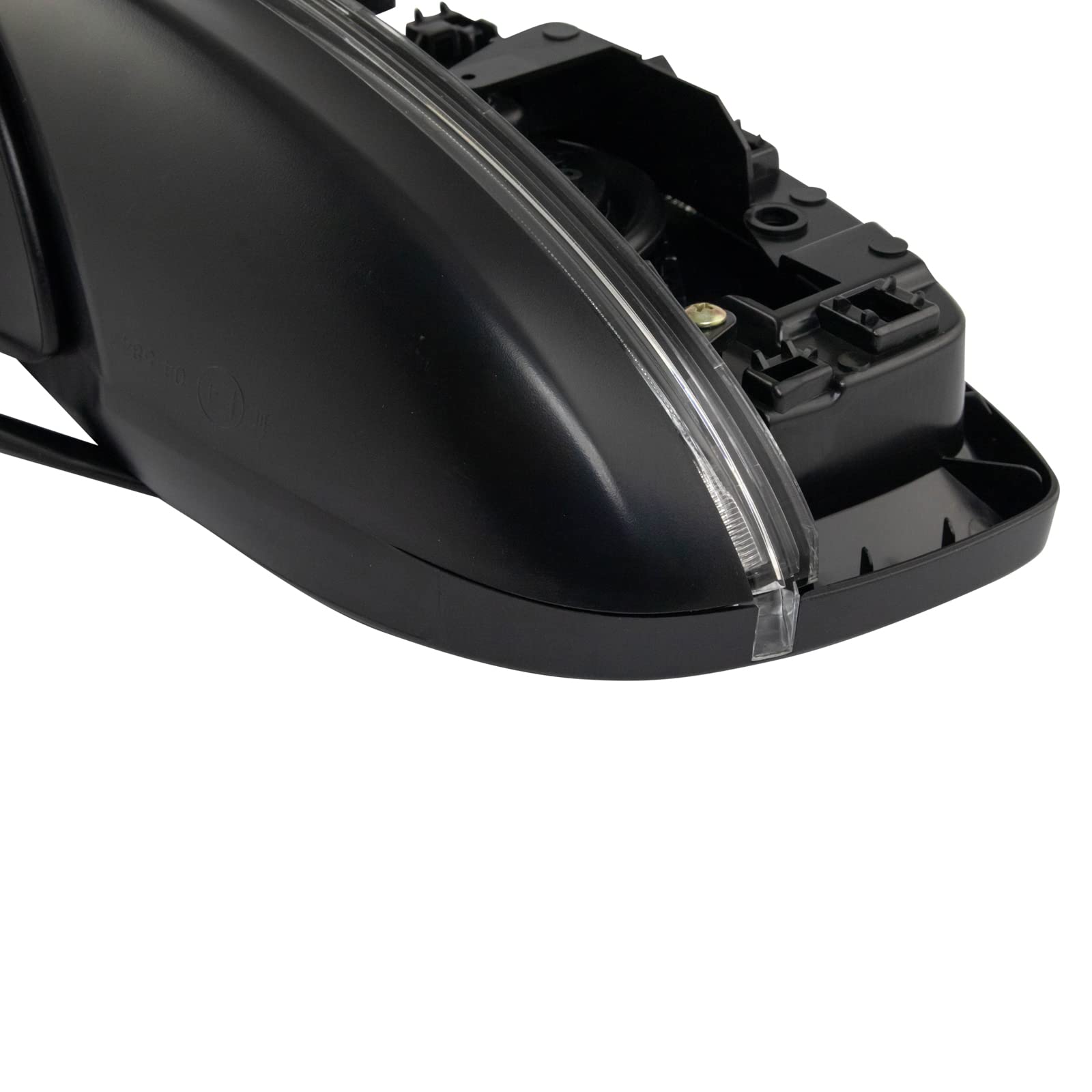 TRQ Left Side Manual Folding Mirror Replacement for 2017-2022 Mazda CX-5 & 2016-2020 CX-9 - Driver Side Mirror Without Heat or Blind Spot Indicator (Part# MA1320194 MA1324104) - Perfect for Parking & City Driving