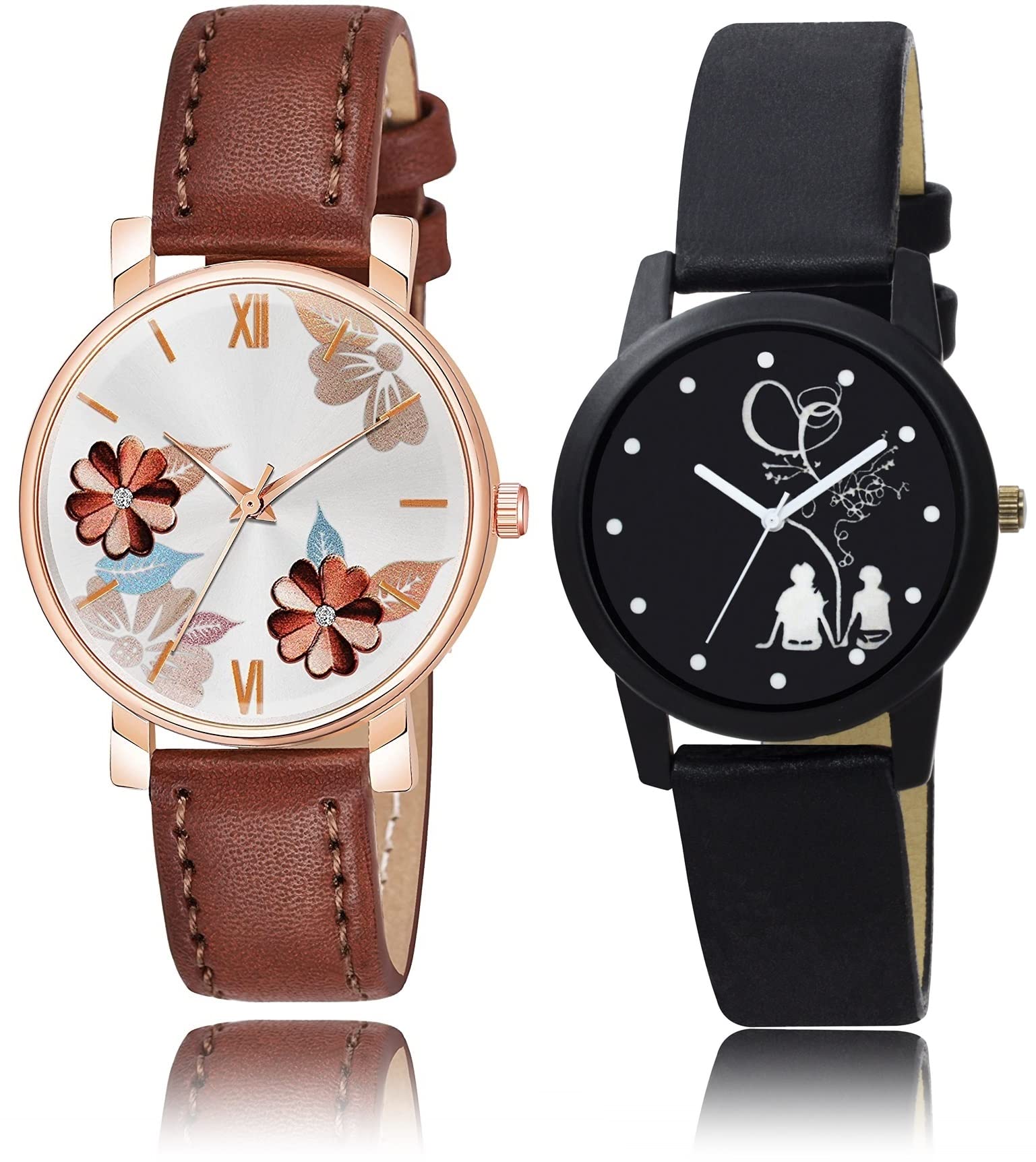 FEMEO Women's Analog Wristwatch - Fashionable Ladies Watch with Multicolor Dial for Women & Girls | Perfect for Office, Party & Everyday Wear