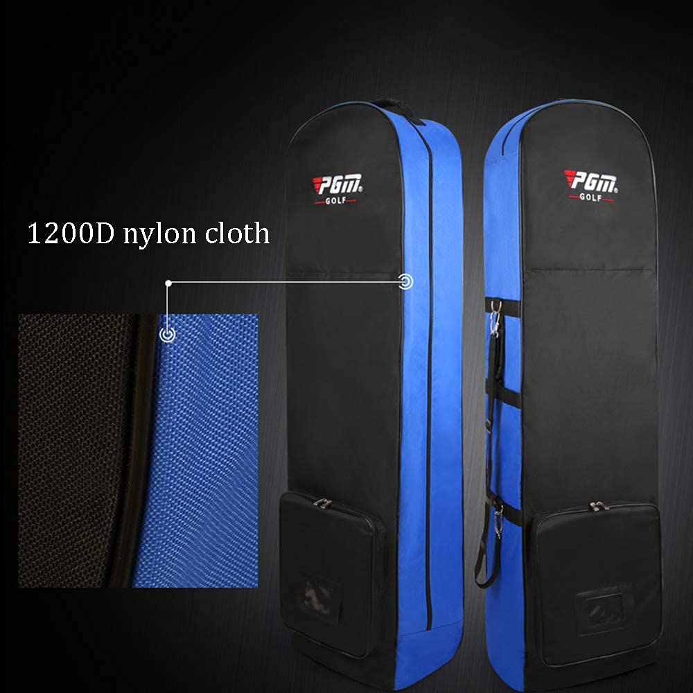 **Lightweight Waterproof Nylon Golf Travel Bag with Wheels – Foldable Golf Club Cover for Men & Women – Perfect for Air Travel & Golf Course Protection**