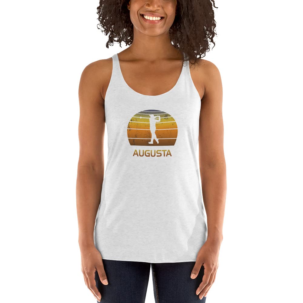 Augusta Golf Fan Women's Racerback Tank Top - Comfortable Athletic Golf Shirt for Female Golfers - Perfect for Golf Tournaments, Driving Range & Casual Wear