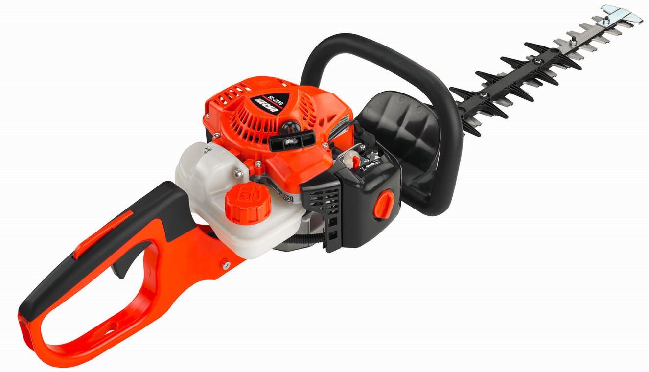ECHO 20 HC 2020 Professional Gas Hedge Trimmer - 20.2cc 2-Stroke Engine, 24-Inch Dual-Sided Blade for Precise Shrub & Bush Trimming - Perfect for Landscaping, Garden Maintenance & Yard Work