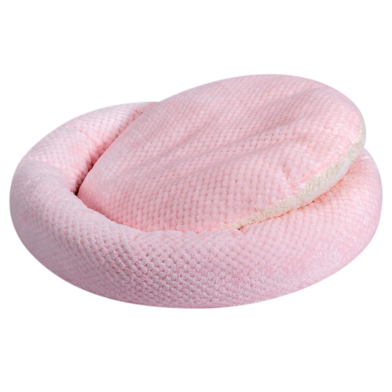 WONDER MIRACLE Fuzzy Deluxe Pet Bed - Super Soft Plush Dog & Cat Bed for Crates, Kennels & Indoor Use - Machine Washable (24