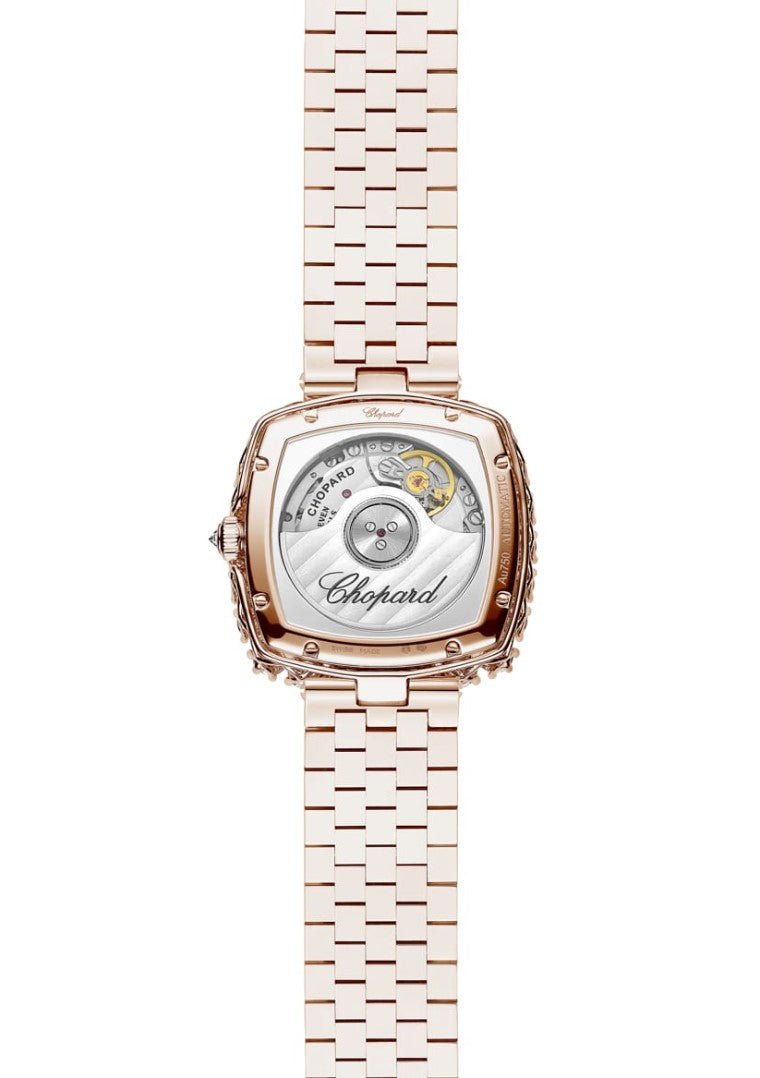 Chopard L’Heure Du Diamant 18K Rose Gold Diamond Ladies Watch - Luxury Women's Timepiece for Special Occasions & Elegant Events