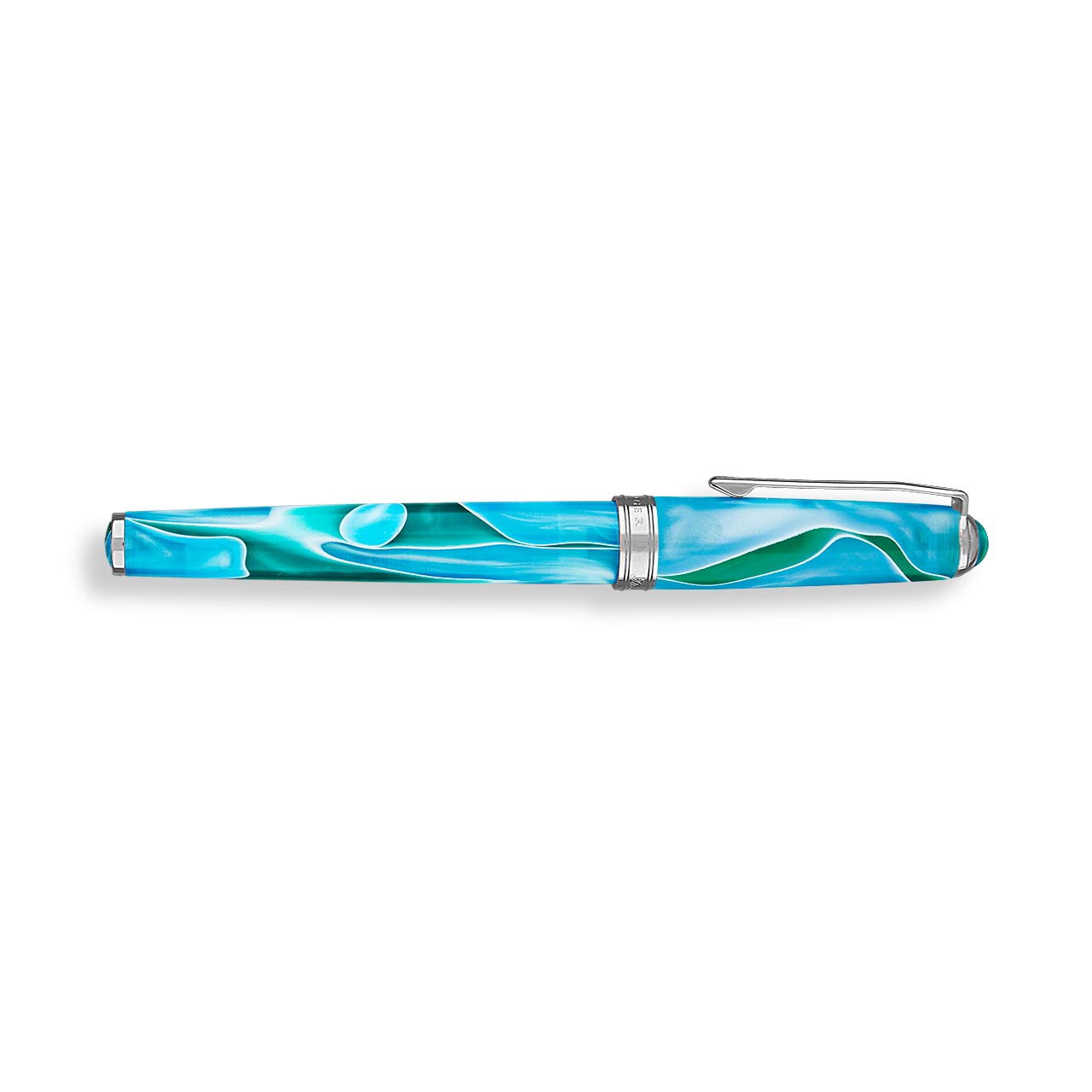 True Writer Classic Seafarer Mediterranean Fountain Pen - Premium Writing Instrument for Journaling, Calligraphy & Gift Giving