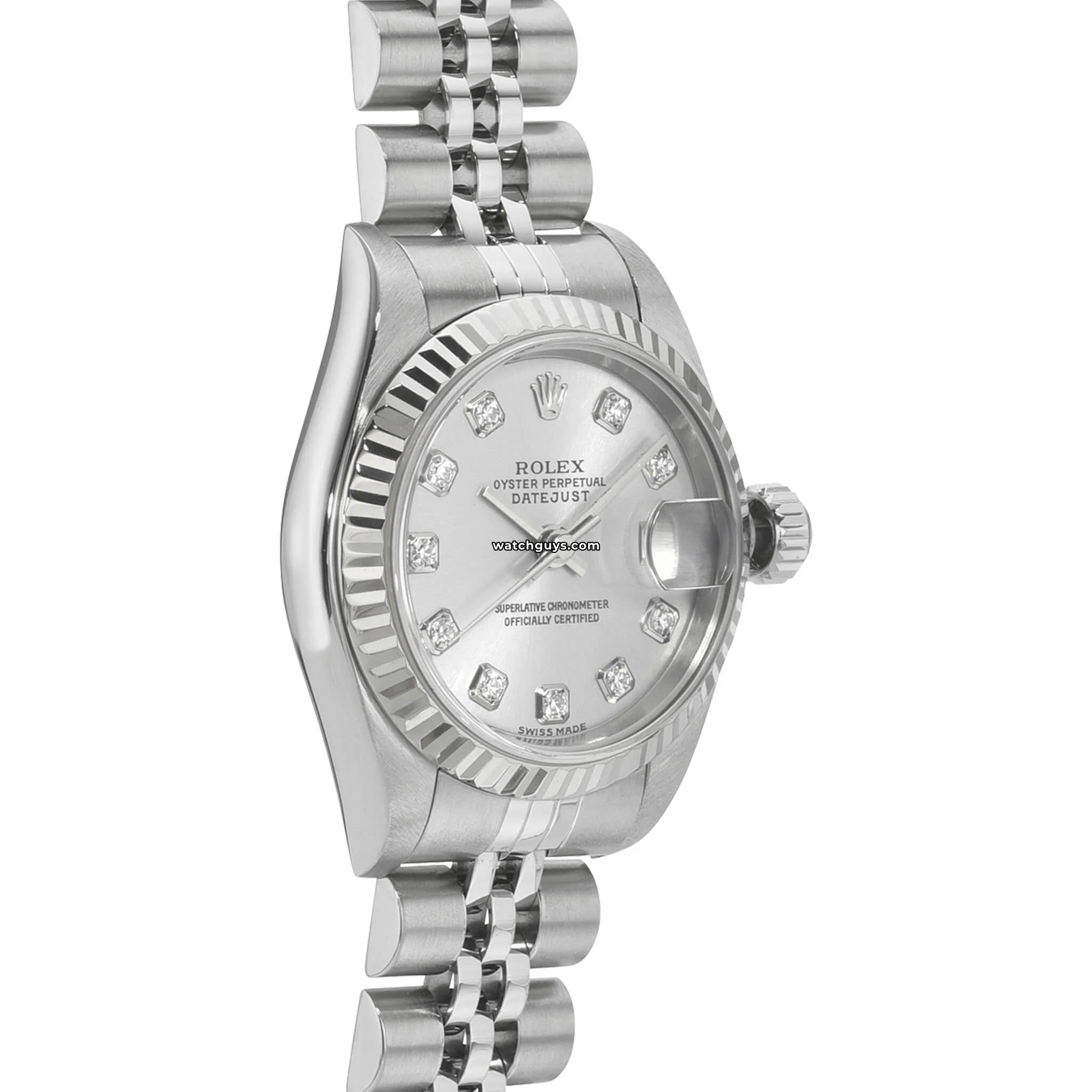 Rolex Datejust 79174 Silver Diamond Watch - Luxury Stainless Steel Timepiece for Men & Women - Perfect for Business, Formal Events & Special Occasions