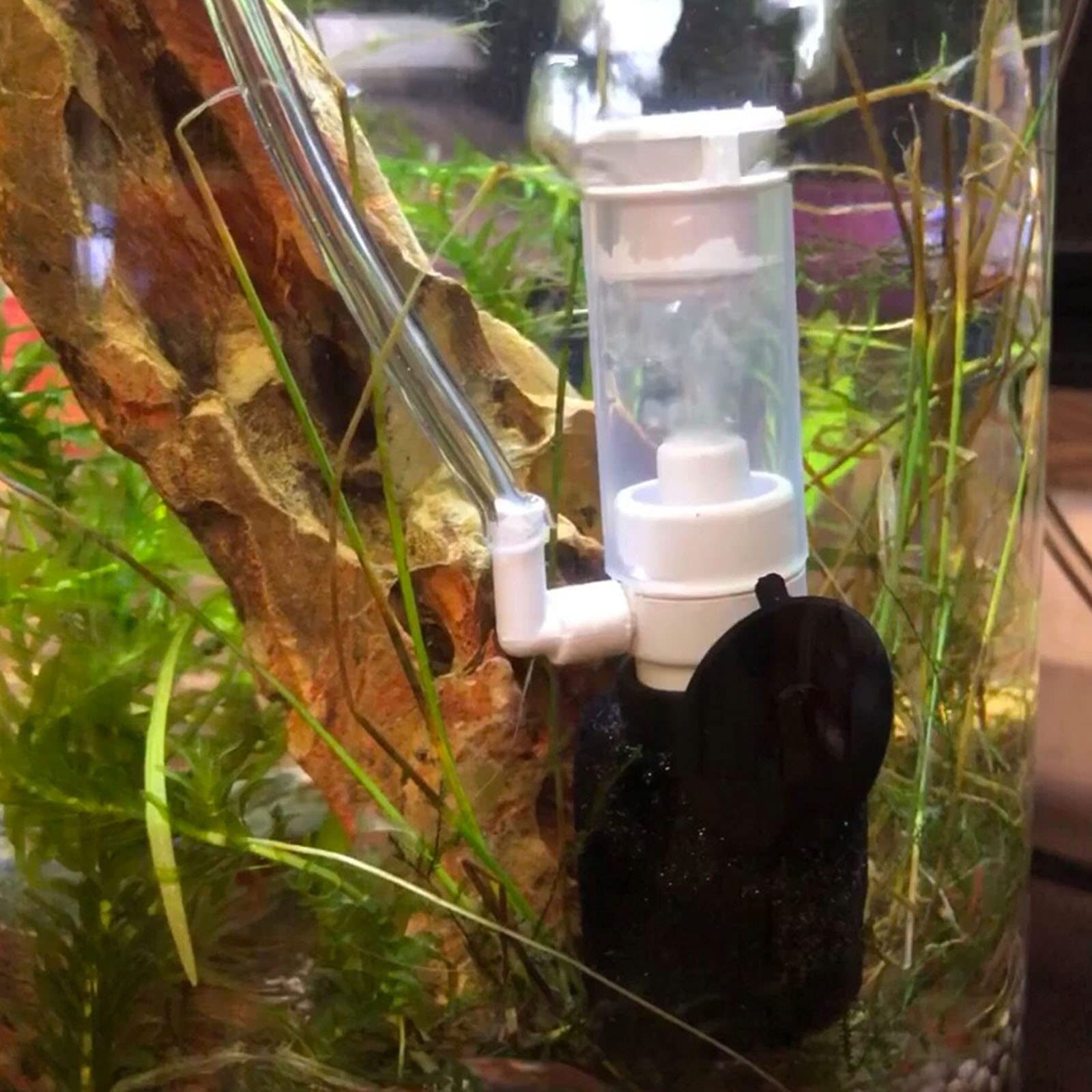 Ultra Quiet Mini Sponge Fish Tank Filter - 3-in-1 Biochemical Sponge Water Cleaner & Air Pump for Small Aquariums - Perfect for Betta Tanks, Nano Aquariums, and Fish Breeding Tanks