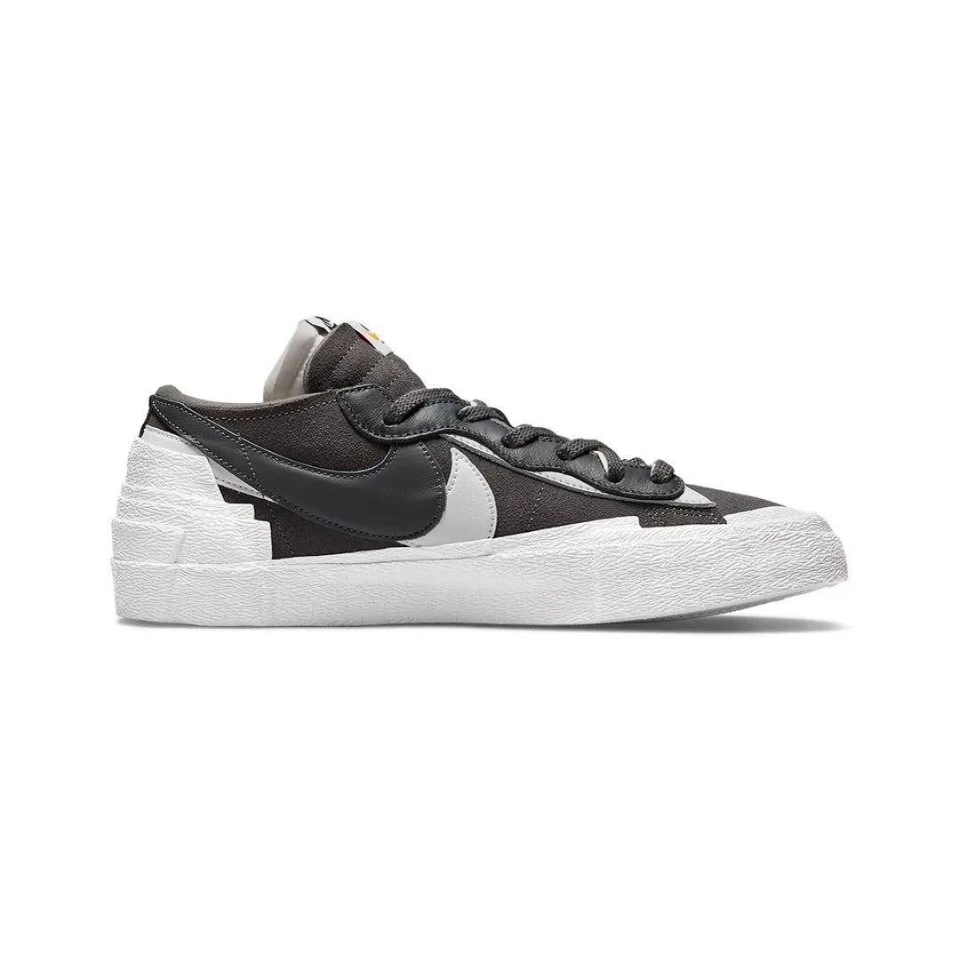 Nike x Sacai Blazer Low Iron Grey Sneakers - Men's Fashion Casual Shoes for Streetwear & Everyday Wear
