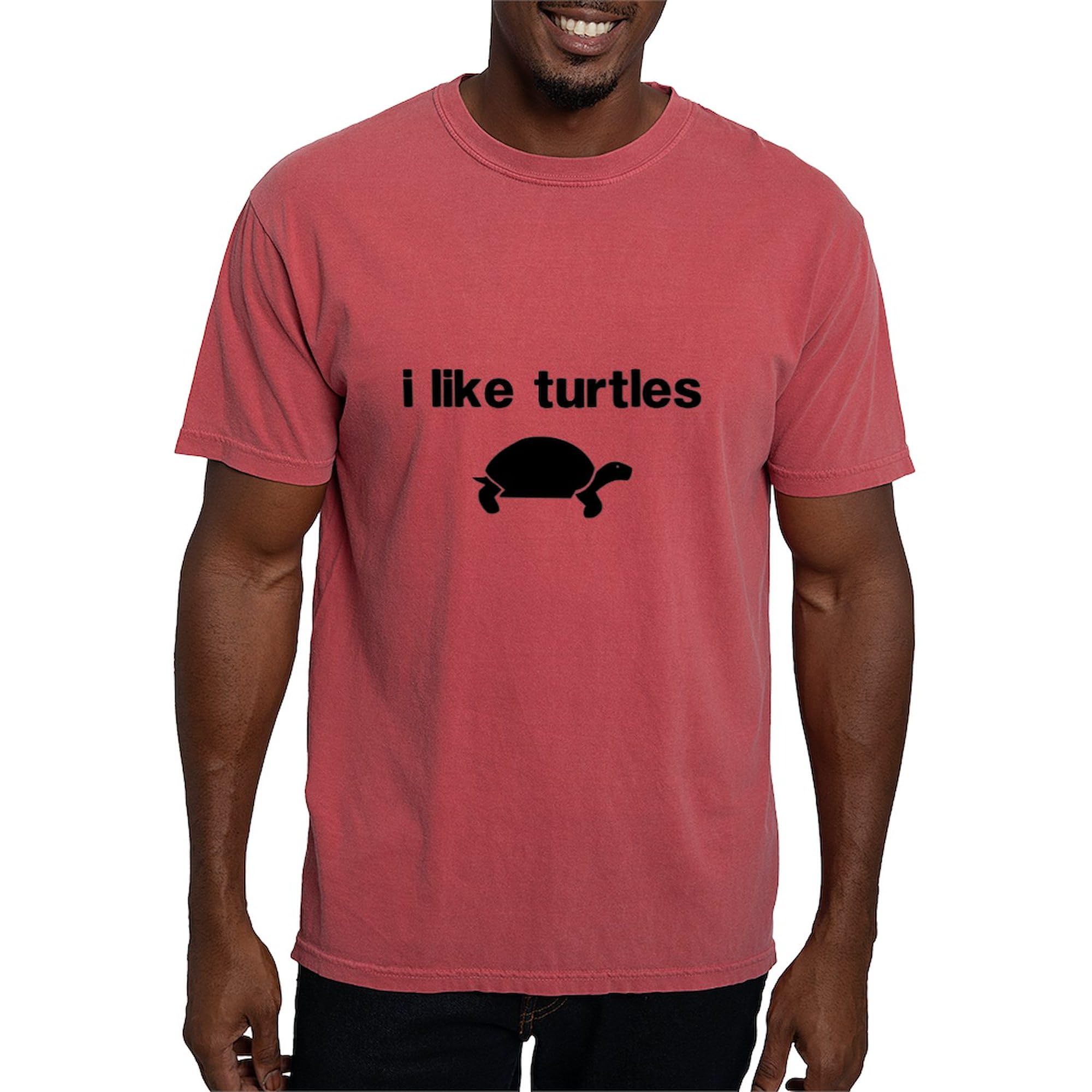 Funny I Like Turtles T-Shirt for Men - Soft Comfort Colors Cotton Tee - Perfect for Casual Wear, Gifts & Turtle Lovers