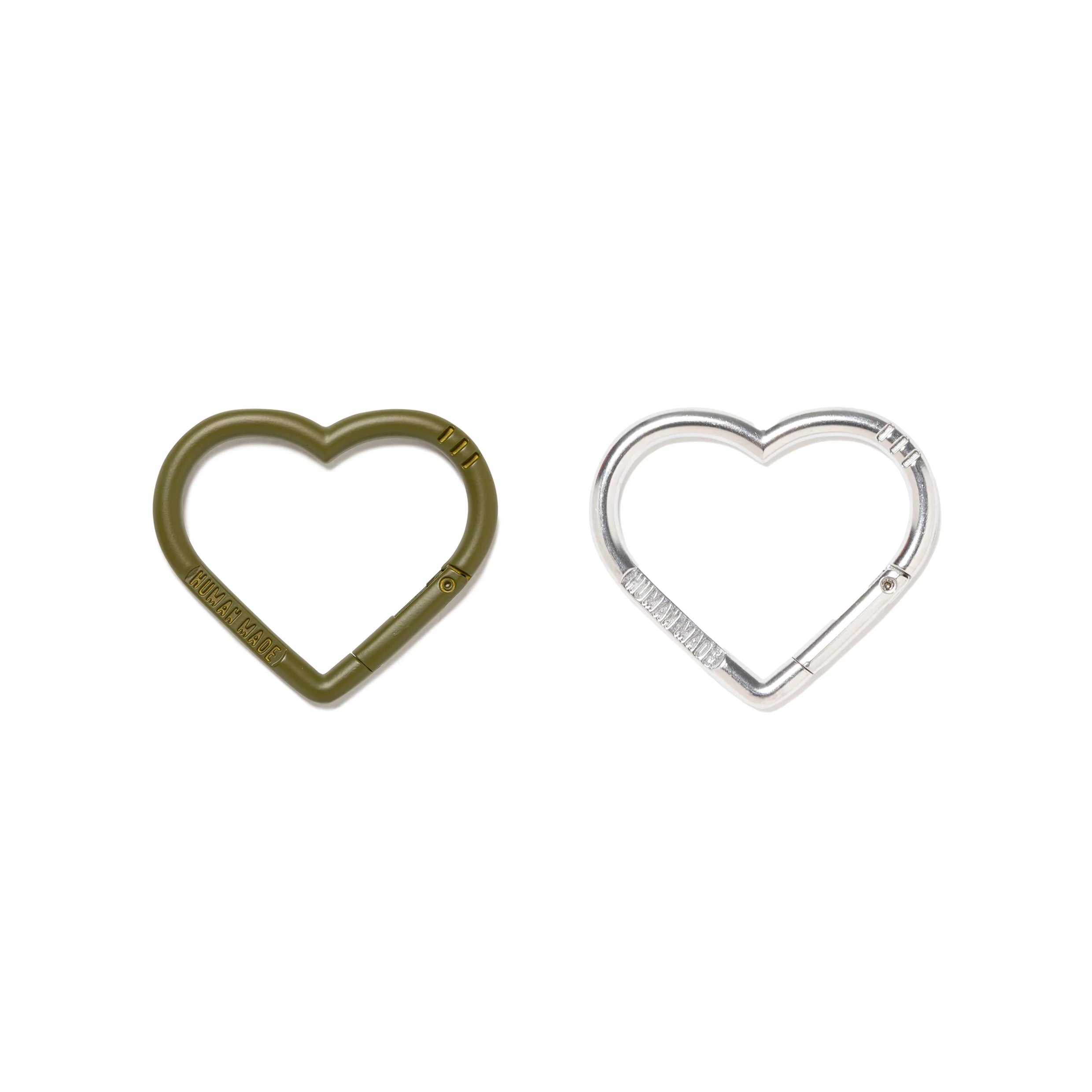 HUMAN MADE 25SS Heart Carabiner Keychain (HM29GD087) - Stylish Accessory for Keys, Bags & Outdoor Adventures