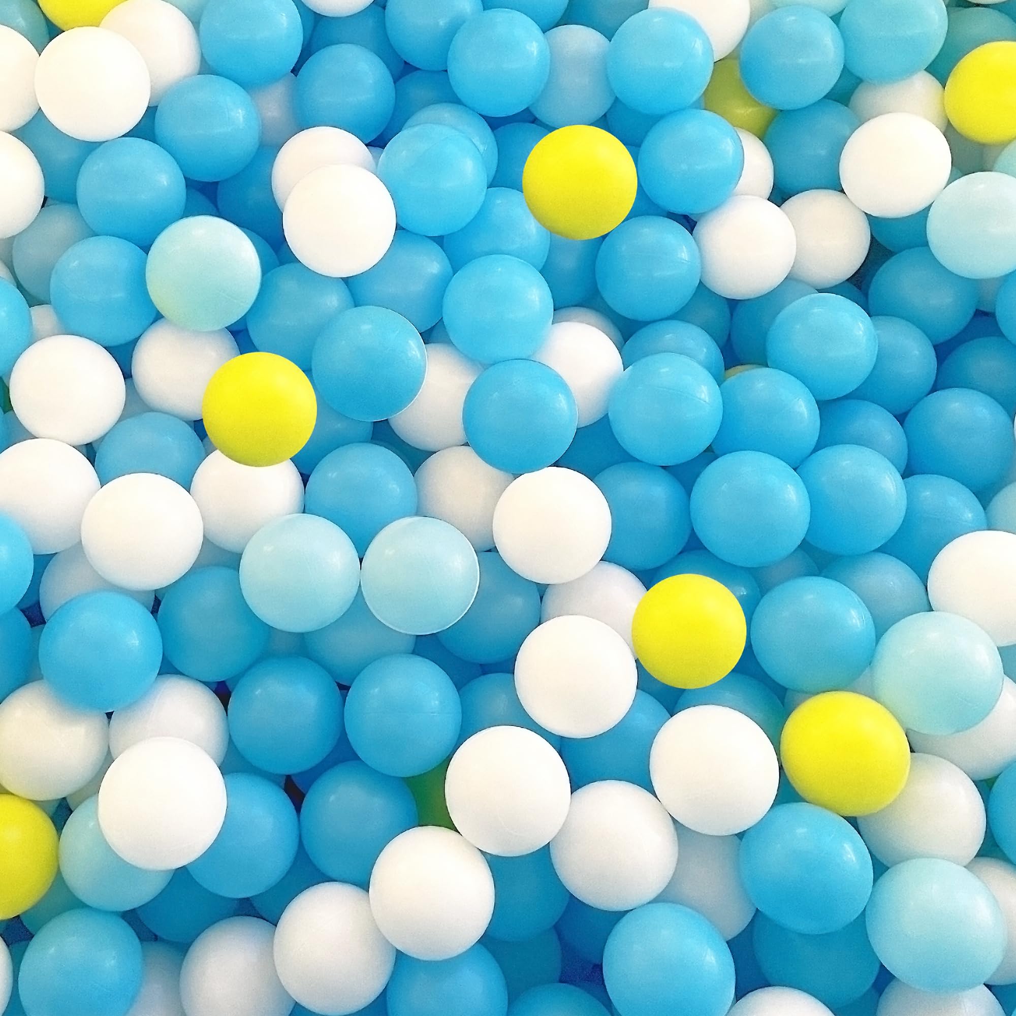 Soft Plastic Play Pit Balls - 200/500/1000/2000 Count BPA-Free Ball Pit Balls for Kids, Toddlers & Pets (2.2 Inch) - Perfect for Indoor Playhouses, Birthday Parties & Dog Play Areas