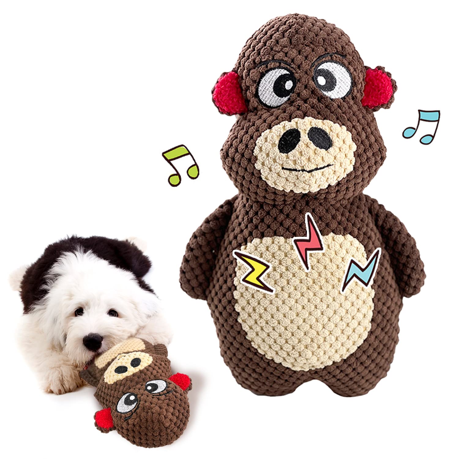 **Durable Puppy Chew Toys for Small & Medium Dogs & Cats - Interactive Pet Toys for Boredom Relief, Hide Treats Inside, Simulates Tissue Tearing Fun - Perfect for Indoor Play & Training**