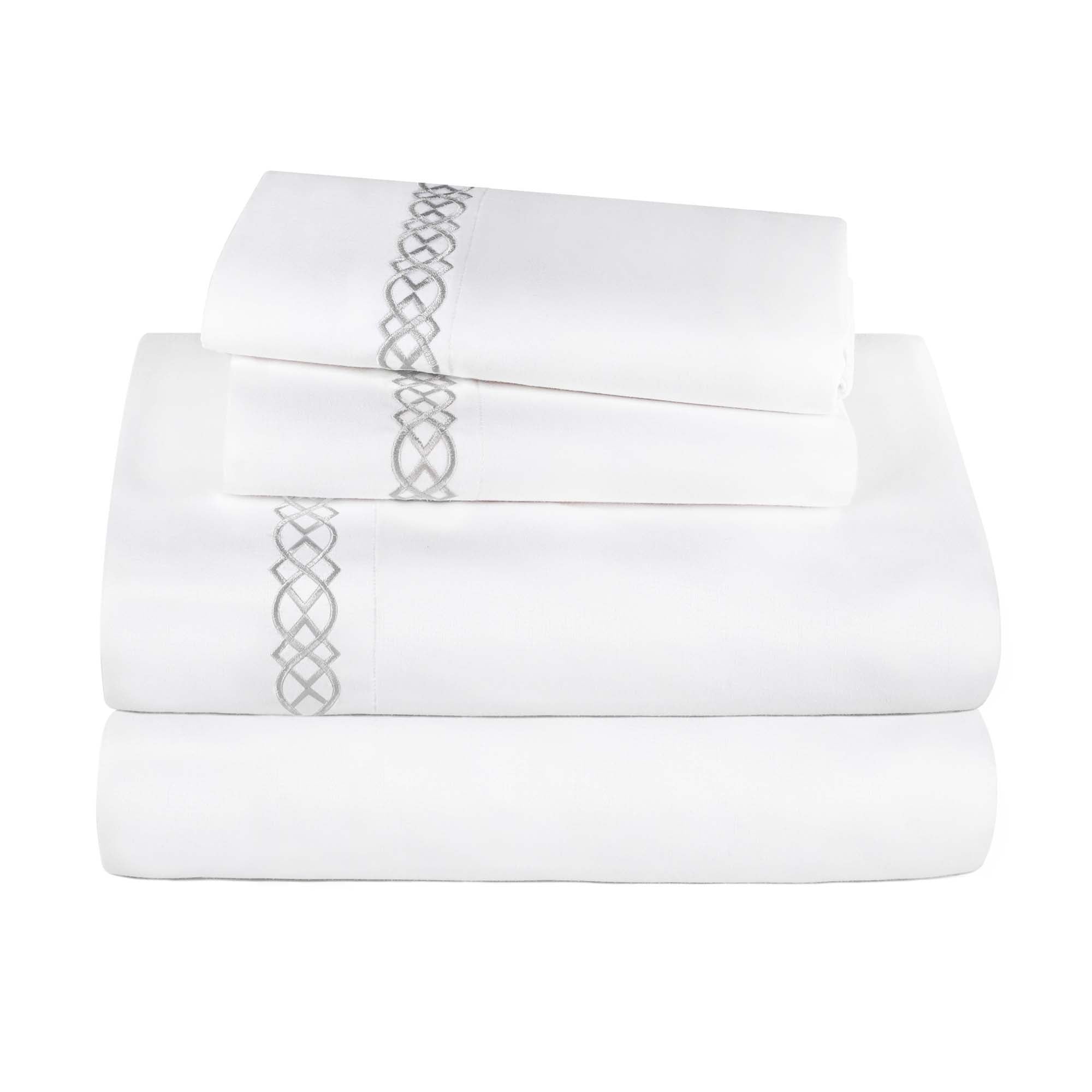 Luxury 1000 Thread Count Egyptian Cotton Bed Sheet Set - Queen Size, Soft & Breathable for Ultimate Comfort - Perfect for Master Bedroom, Guest Room & Hotel Use