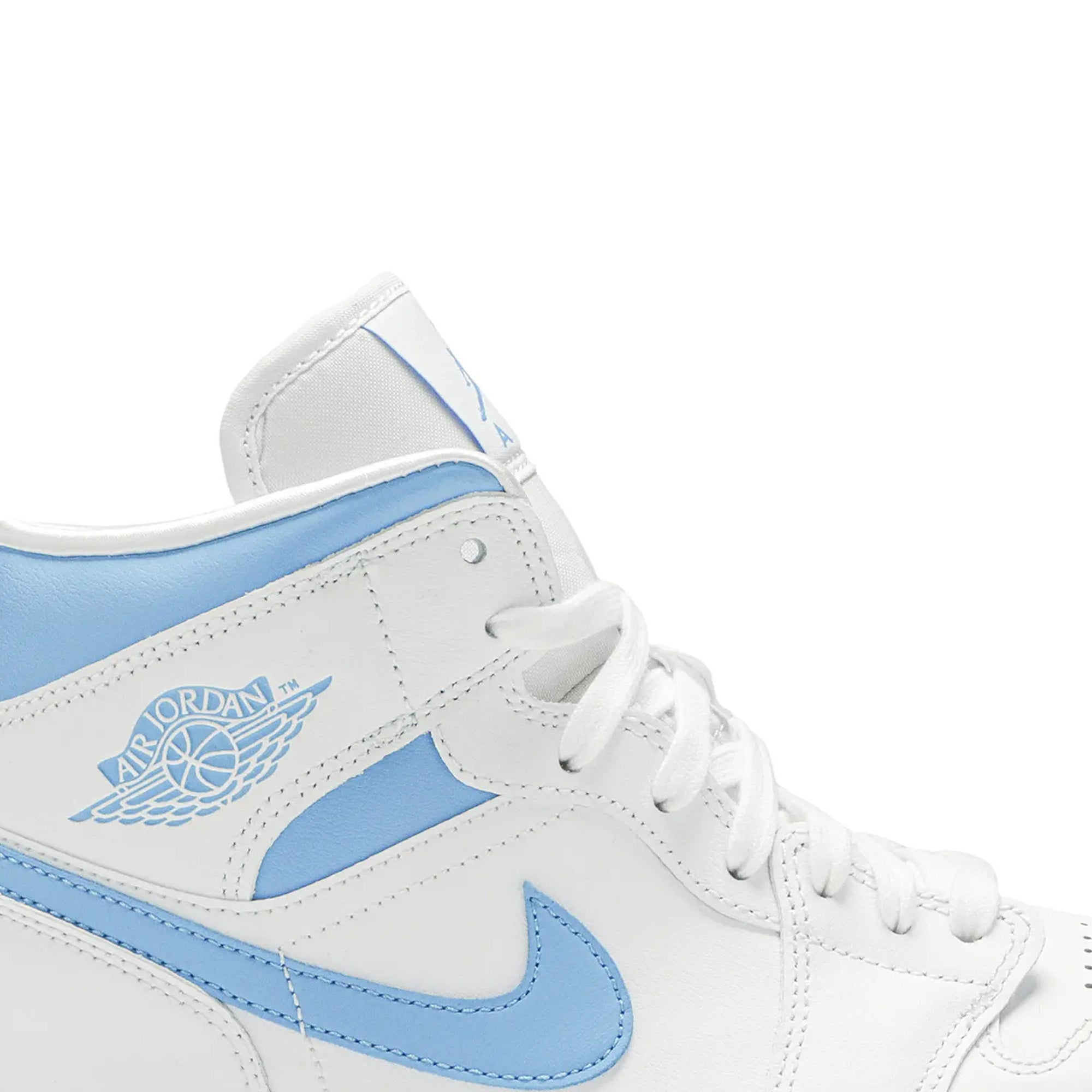 Air Jordan 1 Mid 'UNC' Women's Basketball Shoes (2020) - Stylish Sneakers for Casual Wear, Gym & Street Fashion