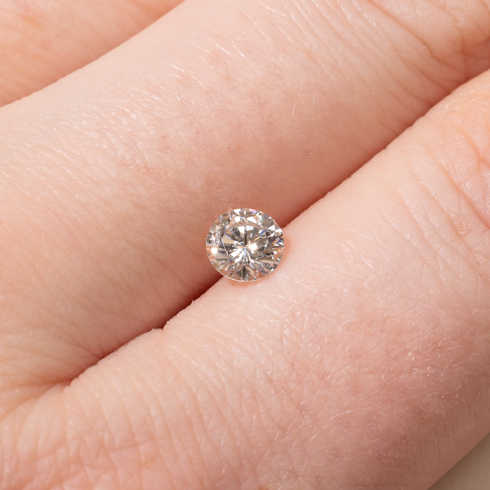 0.55ct Round Brilliant Cut Loose Diamond - SI2 Clarity, I Color | Perfect for Engagement Rings & Fine Jewelry Making