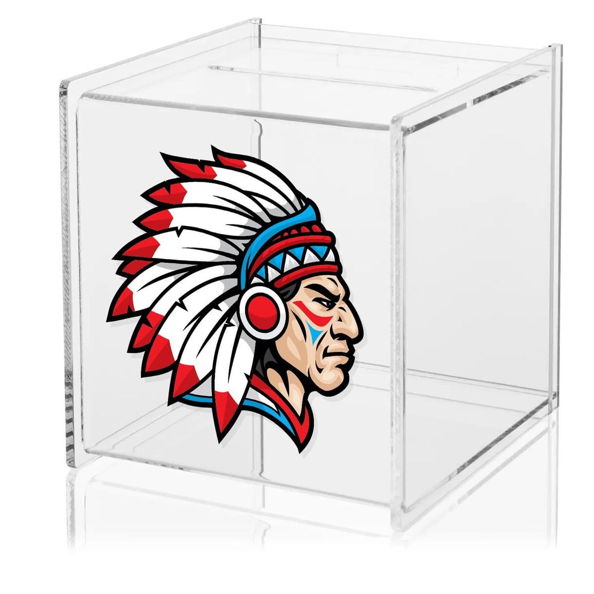 Premium Weatherproof Decals - Warrior Indian Native Design for Laptops, Tablets & Sports Bikes (3 X 2.97 in) - Durable Vinyl Stickers for Outdoor & Indoor Use