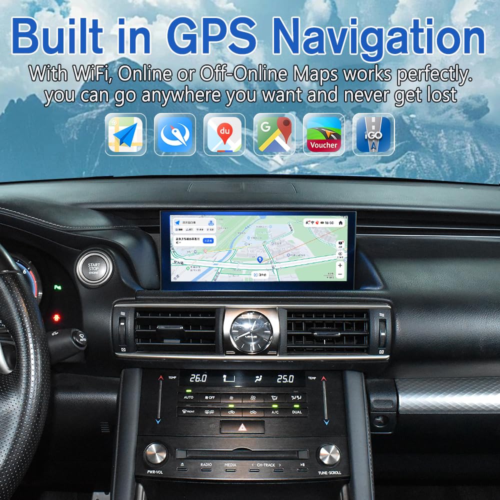 2013-2018 Lexus RC Car Stereo Upgrade with Apple CarPlay & Android Auto - 9