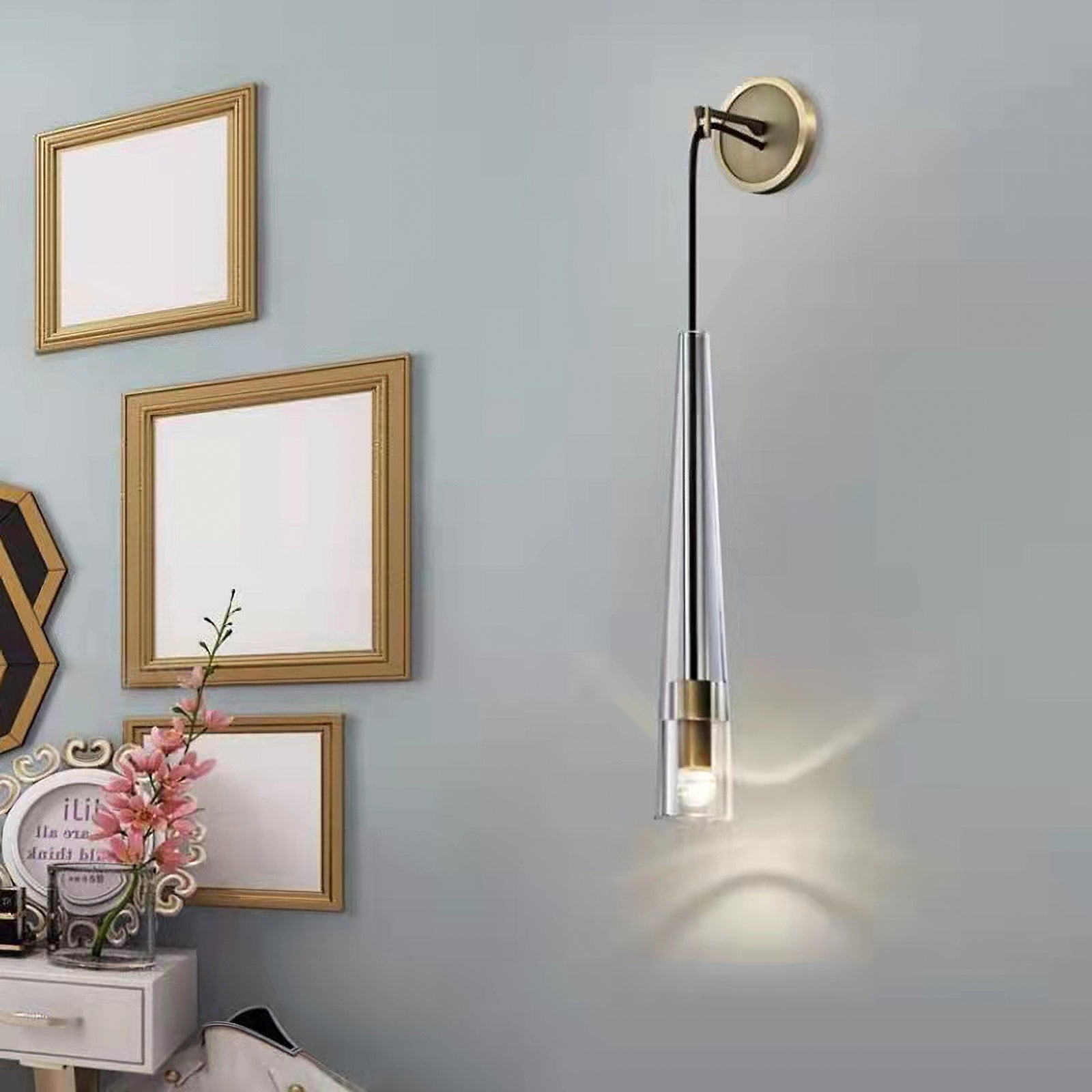 Apollinaire Wall Sconce - Modern LED Light Fixture for Living Room, Bedroom & Hallway Decor | Dimmable Indoor Lighting for Home & Office