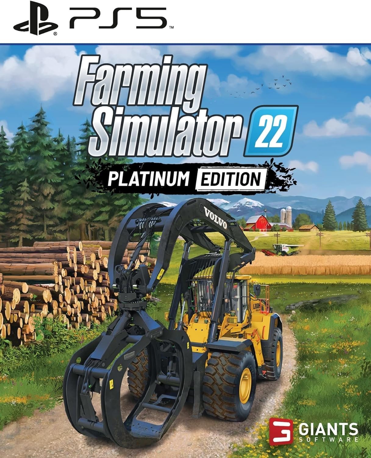 Farming Simulator 22 Platinum Edition for PS5 - Realistic Agriculture Simulation Game | Perfect for Farming Enthusiasts & Virtual Farmers | Great for Relaxing Gameplay & Learning Farming Techniques