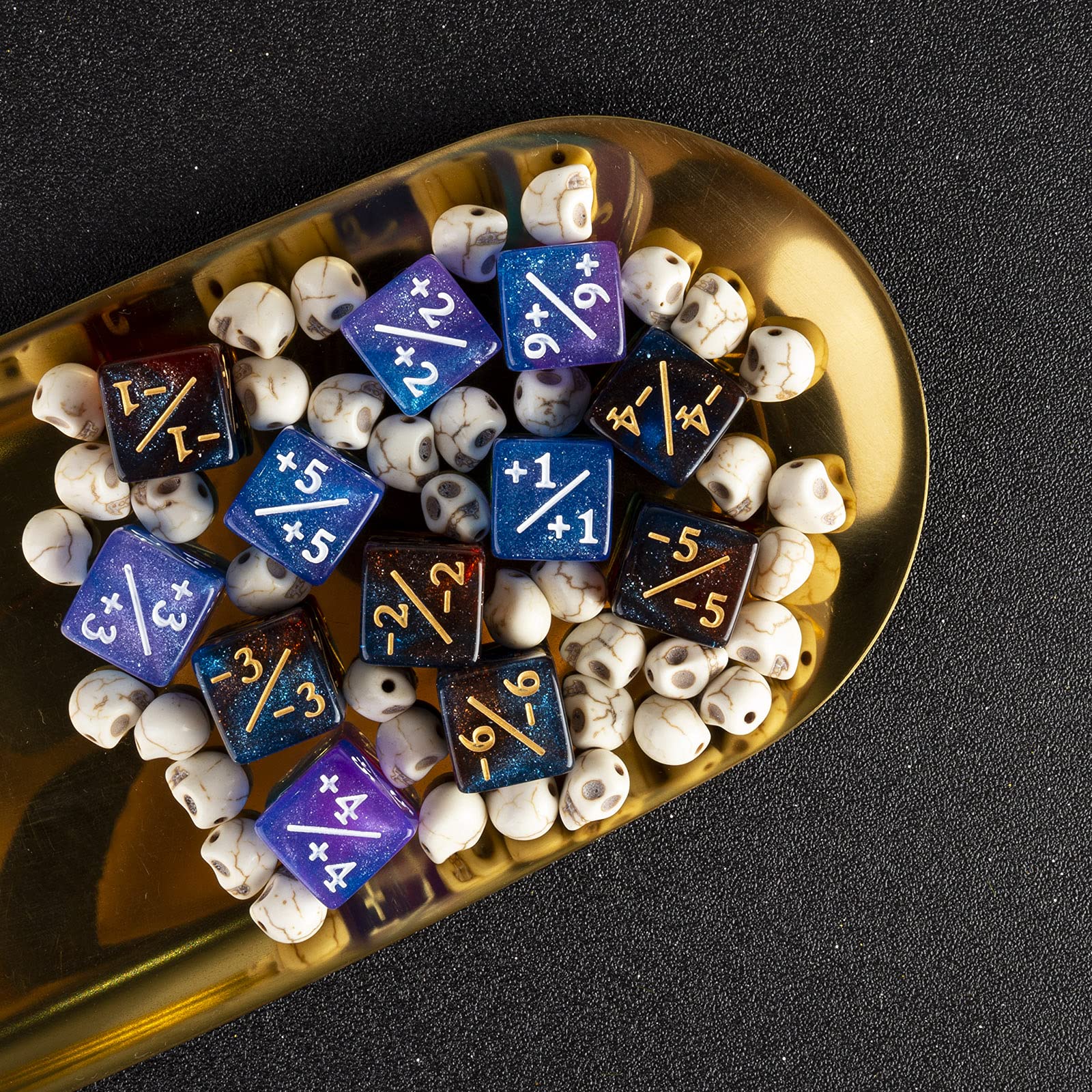 24-Piece MTG Counter Dice Set - +1/+1 Buff Dice & Life Tokens for Magic: The Gathering TCG, Commander Deck Accessories - Perfect for Gameplay Tracking and Strategy Enhancement