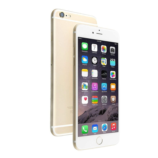 Apple iPhone 6 Plus 128GB Unlocked Smartphone - Gold (Renewed) for Travel, Business & Everyday Use