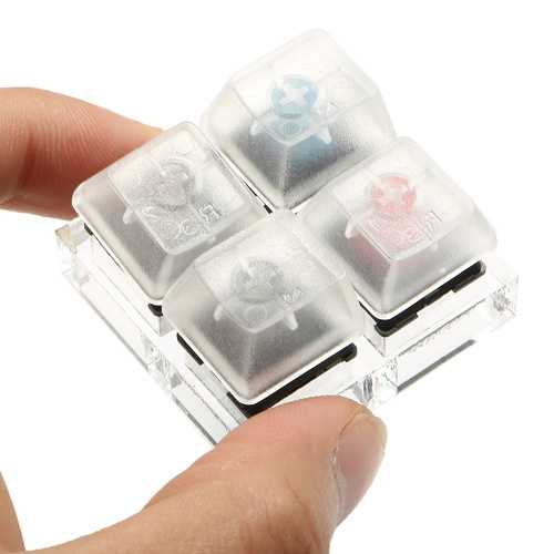 4-in-1 Mechanical Keyboard Switch Tester Kit with Cherry MX Keycaps - Perfect for Gaming, Typing & DIY Keyboard Enthusiasts