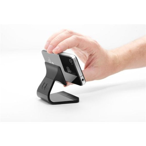 Bluelounge Milo Micro Suction Stand - Universal Phone Holder for Desk, Car, Bed - Secure Mount for iPhone, Samsung, Smartphones - Perfect for Work, Driving, Watching Videos