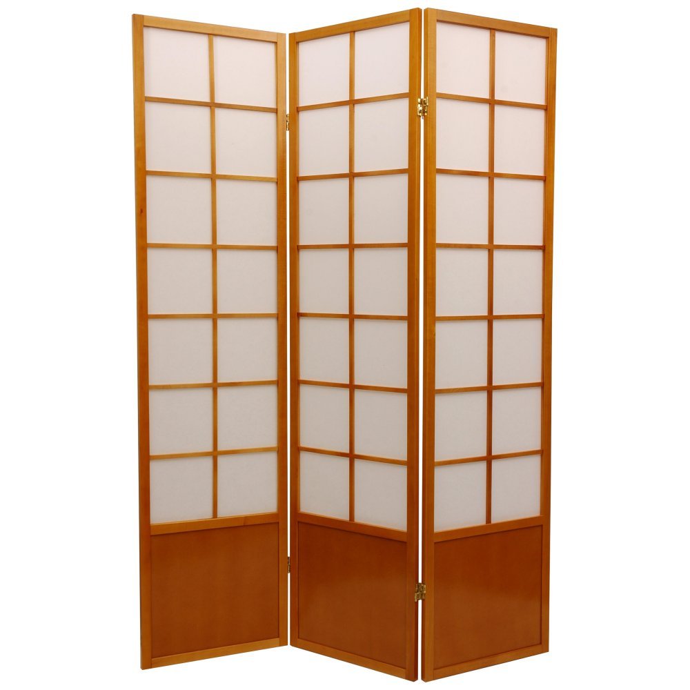 Japanese Style Zen Shoji Room Divider - Handcrafted Bamboo & Paper Folding Screen for Home, Office & Meditation Spaces | Asian Inspired Room Partition for Privacy & Decor