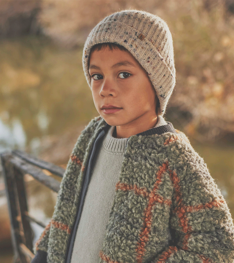 Buho Natural Botonato Beanie - Soft Wool Winter Hat for Men & Women - Perfect for Skiing, Hiking, and Cold Weather Fashion
