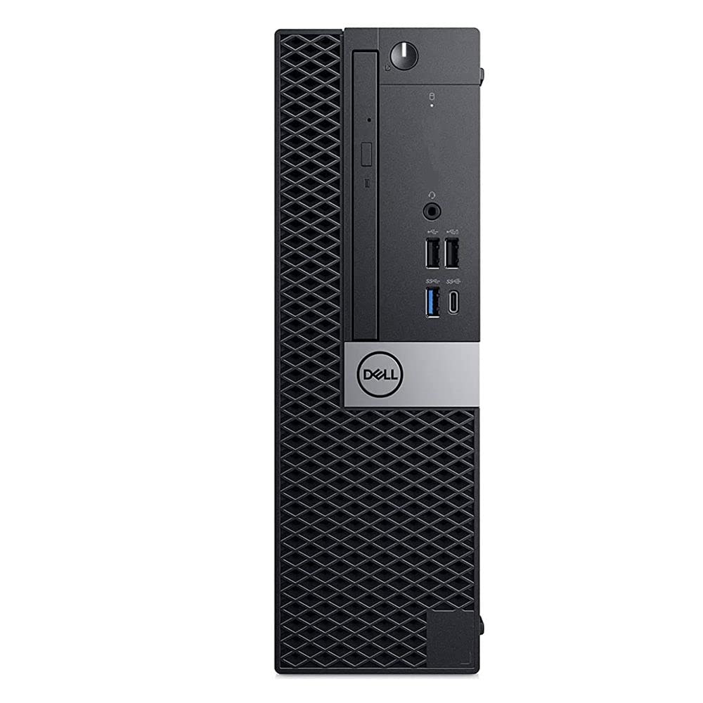 Refurbished Dell OptiPlex 7050 SFF Desktop - Intel Core i7-7700 3.6GHz (Up to 4.2GHz), 32GB DDR4 RAM, 1TB NVMe SSD + 2TB HDD, WiFi 6 (AX200), Bluetooth, Windows 10 Pro - Dual Monitor Support with Wireless Keyboard & Mouse Bundle - Perfect for Home Office, Business Workstations & Gaming Setups