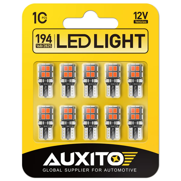 2001-2024 Toyota Tacoma 3rd Brake Light LED Bulb - Super Bright T10/194 Red LED Replacement Bulb for Enhanced Safety & Style - Perfect for Night Driving & Off-Road Adventures
