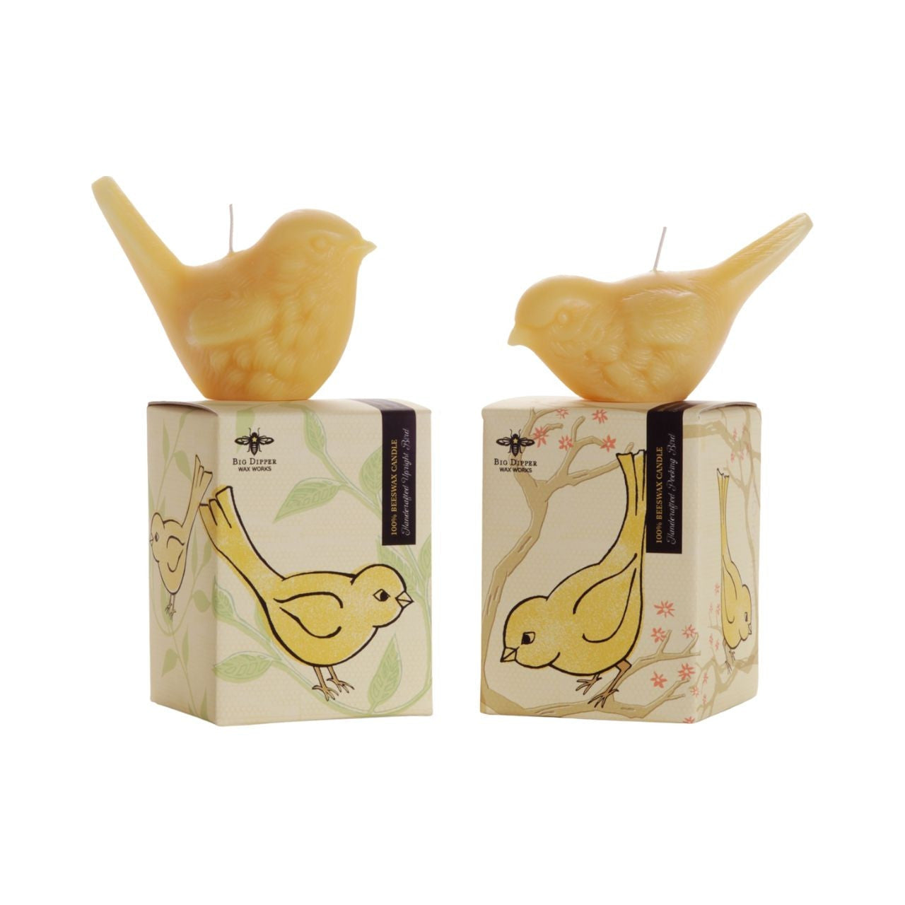Natural Beeswax Songbird Candles - Handmade Eco-Friendly Candles for Home Decor, Gifts & Relaxation - Perfect for Romantic Dinners, Spa Nights and Meditation Spaces