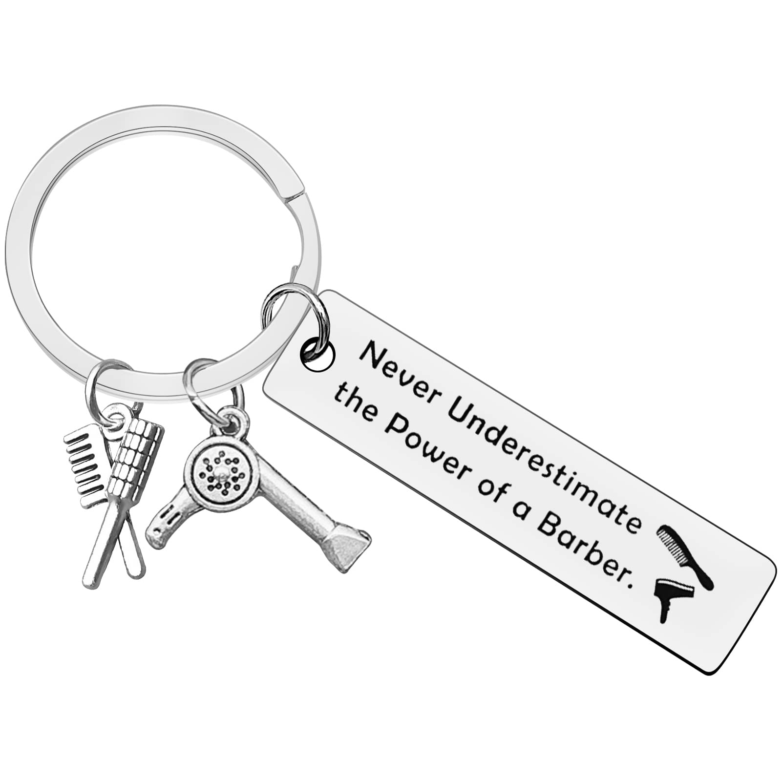 Professional Hairdresser Keychain - Perfect Gift for Hair Stylists, Cosmetology Graduates, Barber Shop Owners - Great for Christmas, Birthday, Appreciation Gifts (Men & Women) - Ideal for Salon Professionals, Beauty School Students & Hair Care Enthusiasts