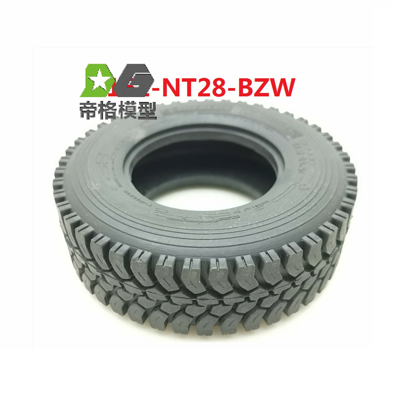 High-Quality Rubber Wheel Tires for 1/14 Scale RC Tractor Truck 770S & 56368 Models - 22/28MM 85MM - Perfect for DIY Tamiya Remote Control Car Parts & Off-Road RC Vehicle Upgrades