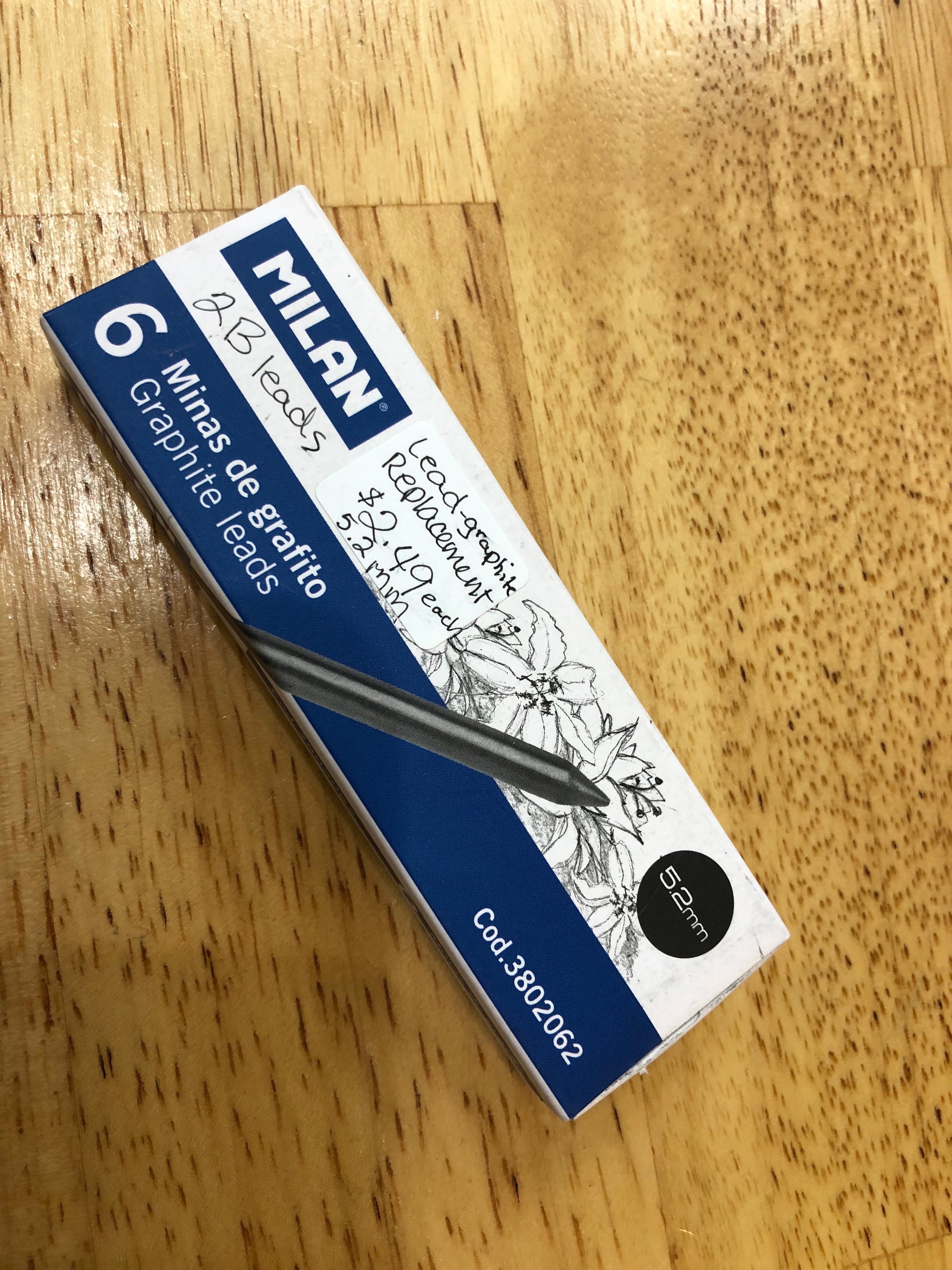 Milan Graphite Lead 5.2mm - Premium Quality Drawing Pencils for Artists, Sketching & Drafting - Perfect for Professional Artwork, Technical Drawings & Design Projects