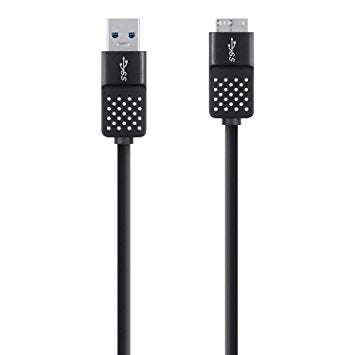 Belkin Micro USB 3.0 Cable 0.9M (3ft) High-Speed Charging & Data Sync Cable - Compatible with Samsung, LG, HTC & More - Perfect for Home, Office & Travel Charging