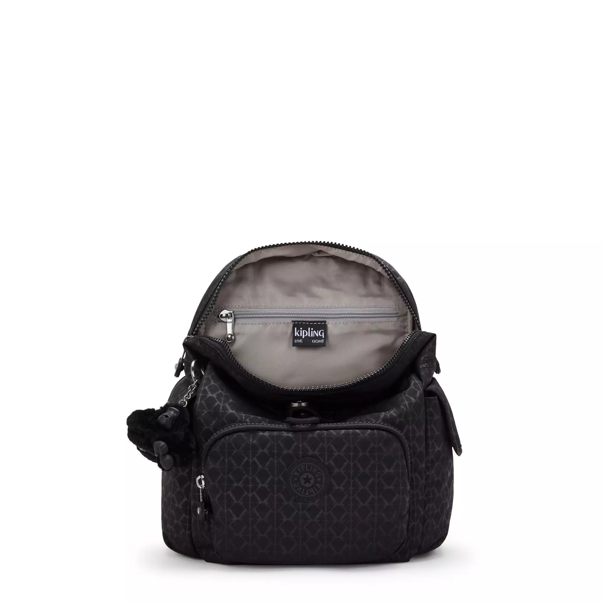 Kipling City Pack Mini Printed Backpack - Signature Embossed Design | Lightweight Travel & School Backpack for Women & Teens | Perfect for Commuting, College & Everyday Use