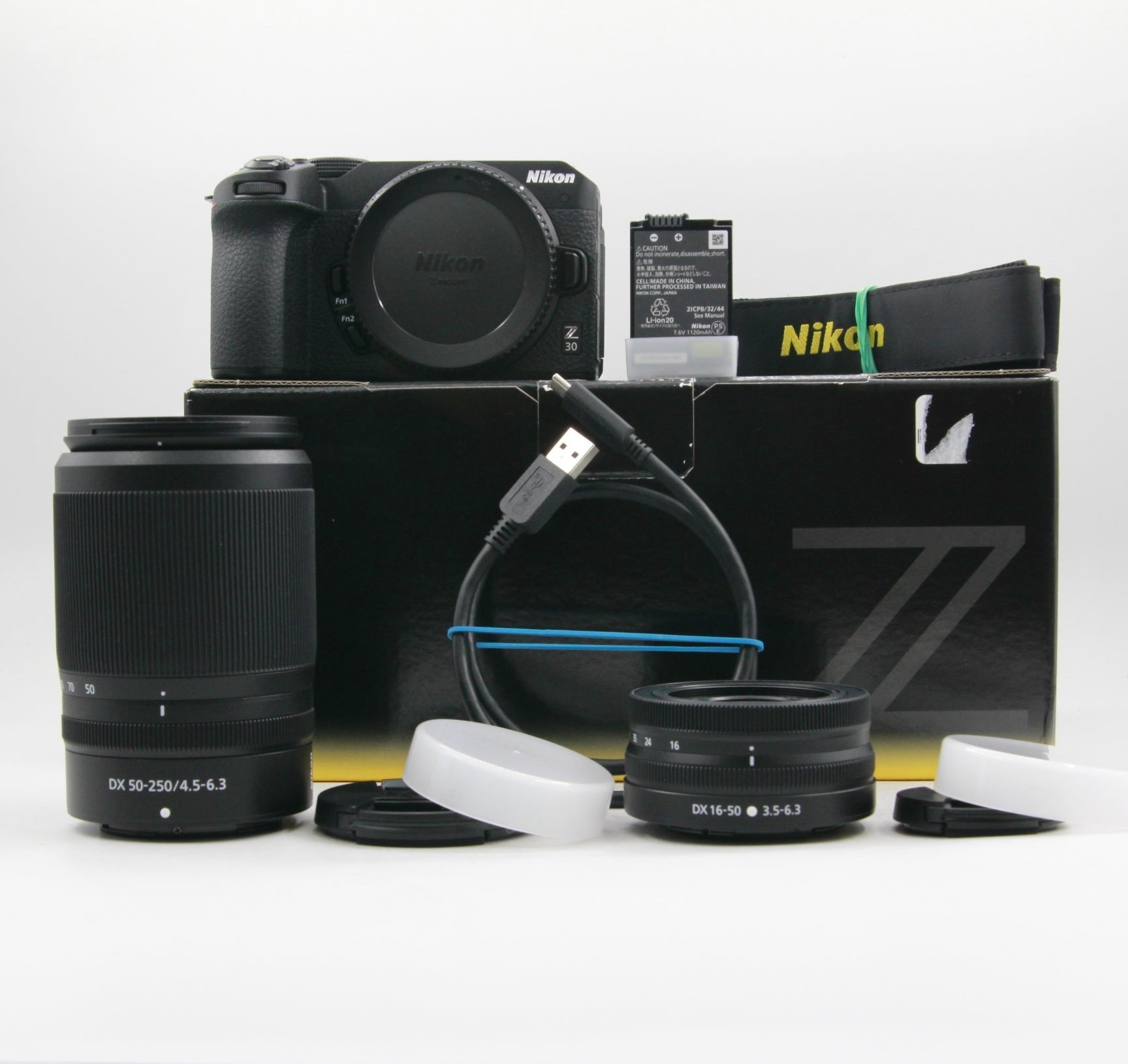 OPEN BOX EXCELLENT Nikon Z 30 Mirrorless Camera with 16-50mm & 50-250mm Lenses Kit - Perfect for Travel, Vlogging & Photography