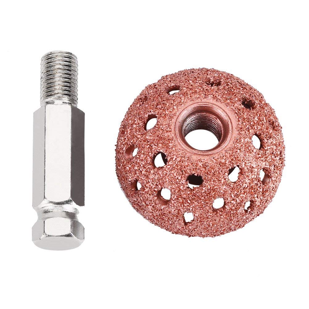 38mm Tungsten Alloy Tire Buffing Wheel with Linking Rod - Professional Tire Repair Grinding Kit for Car, Truck & Motorcycle Tires | DIY Tire Maintenance & Puncture Repair Tool