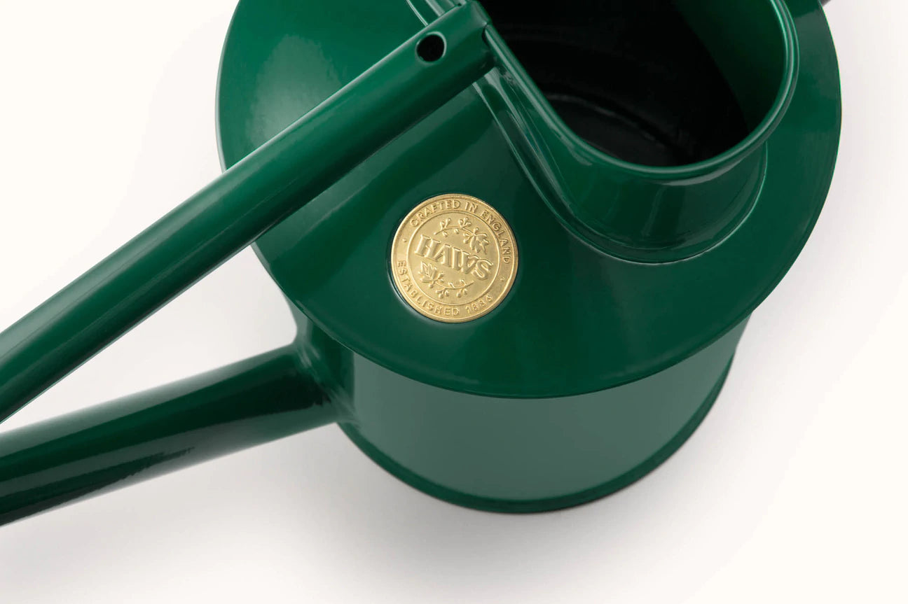 Premium Haws 'The Bearwood Brook' 4.5L Green Watering Can - Perfect for Indoor Plants, Garden Flowers & Outdoor Gardening