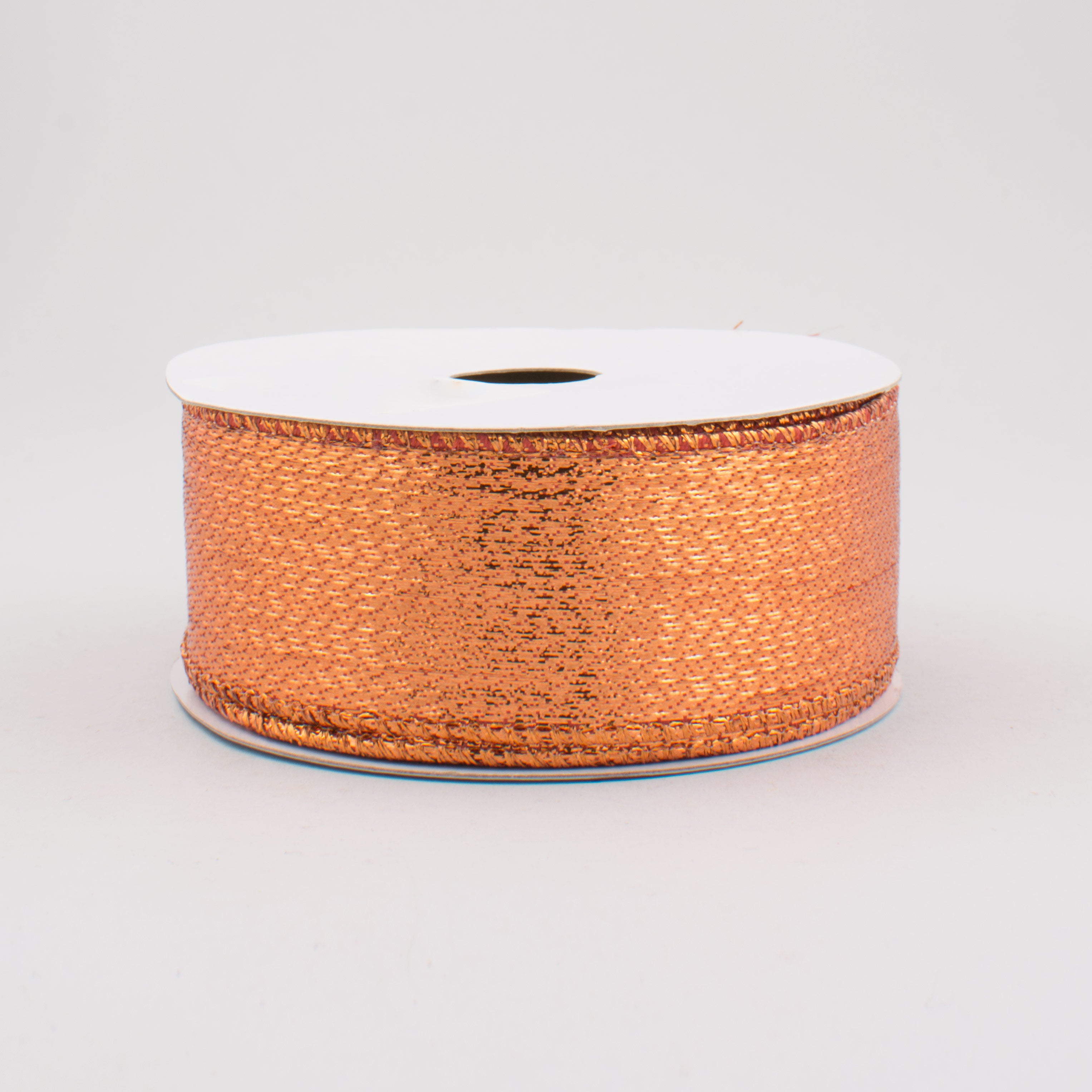 1.5 Inch Metallic Lame Ribbon - Shiny Copper Color (10 Yards) for Gift Wrapping, DIY Crafts, Wedding Decorations and Party Supplies
