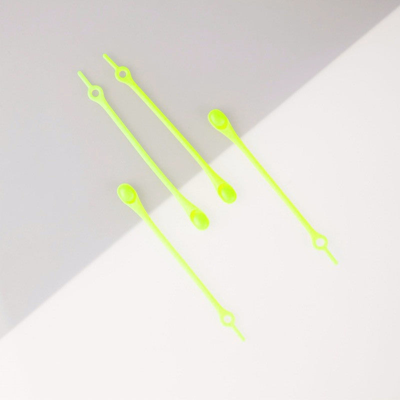 HICKIES No-Tie Elastic Shoelaces - Solid Colors for Sneakers & Casual Shoes | Comfortable, Durable & Stylish for Running, Walking & Everyday Wear
