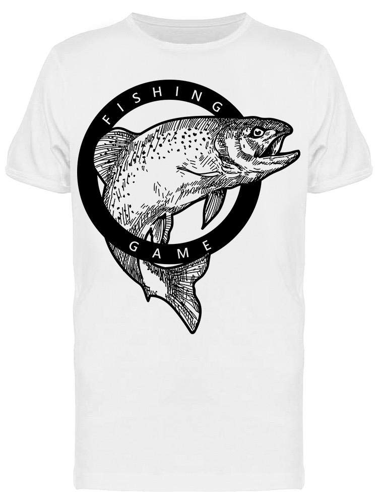 Fishing Game Graphic T-Shirt for Men - Comfortable Cotton Tee for Outdoor Fishing & Casual Wear