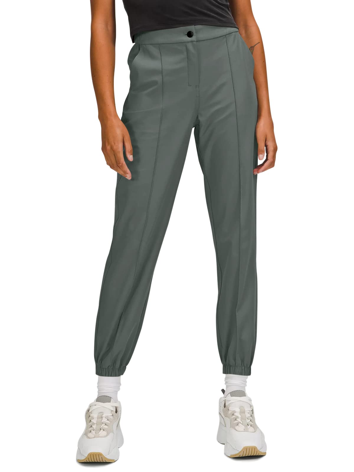 LASLULU Women's Quick Dry Joggers - Lightweight Athletic Workout Sweatpants with Cinch Bottom for Running, Yoga, Lounge & Outdoor Activities