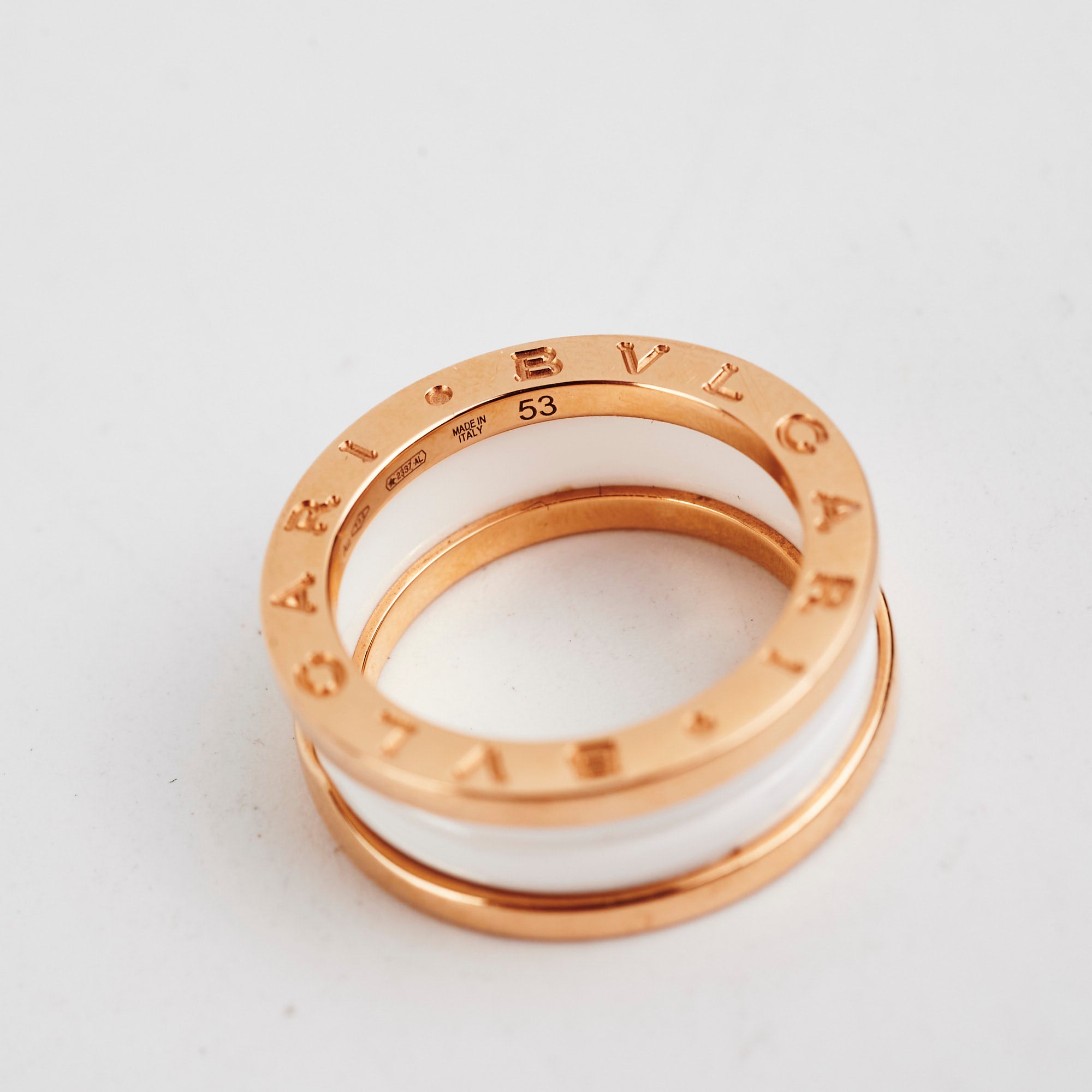 Bvlgari B Zero 1 18K Yellow Gold Ring for Women - Size 53 (US 6) - Luxury Italian Jewelry for Special Occasions & Gifts