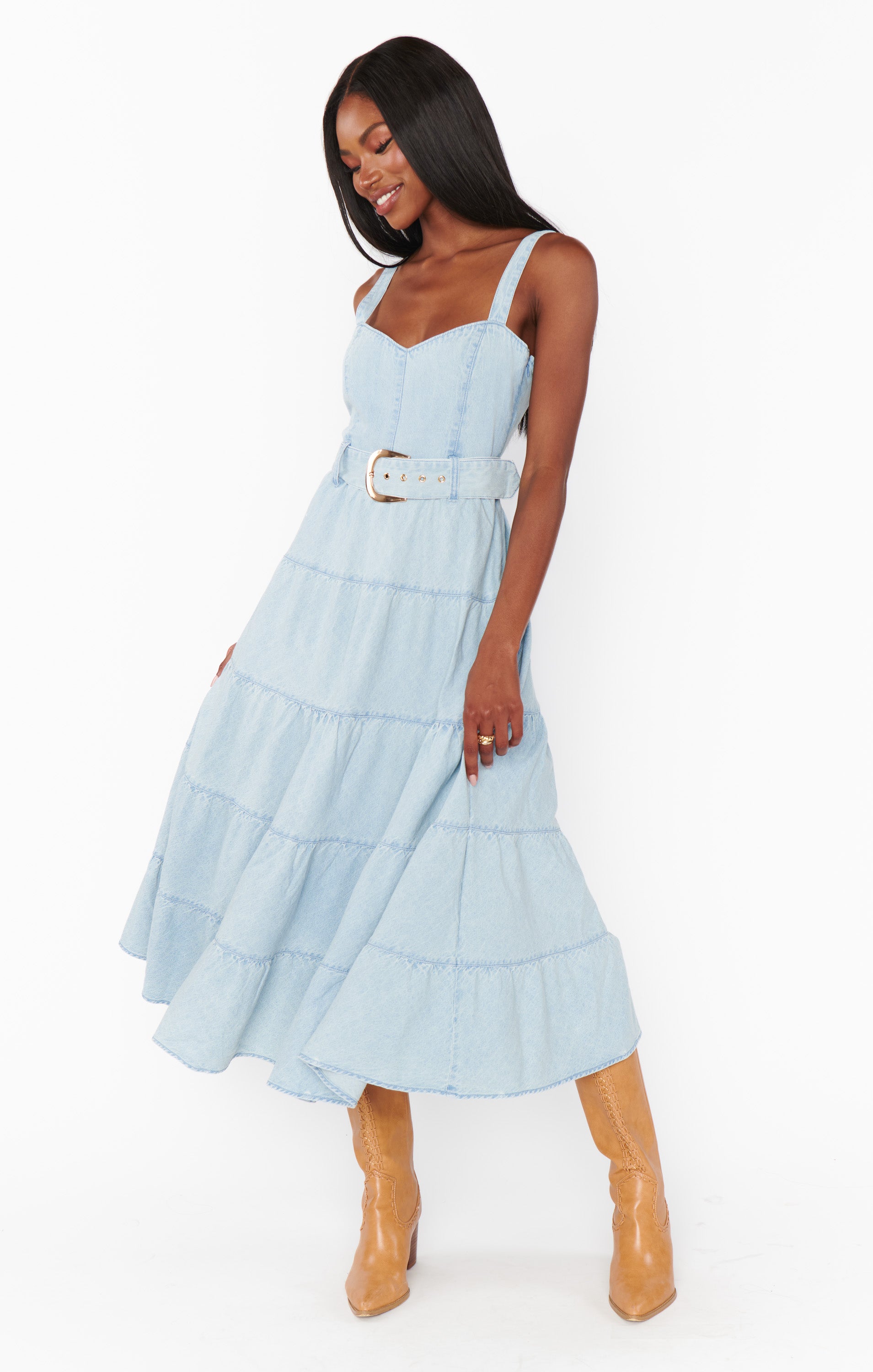 Lainey Midi Dress - Elegant Floral Print Summer Dress for Women | Perfect for Weddings, Parties & Casual Outings